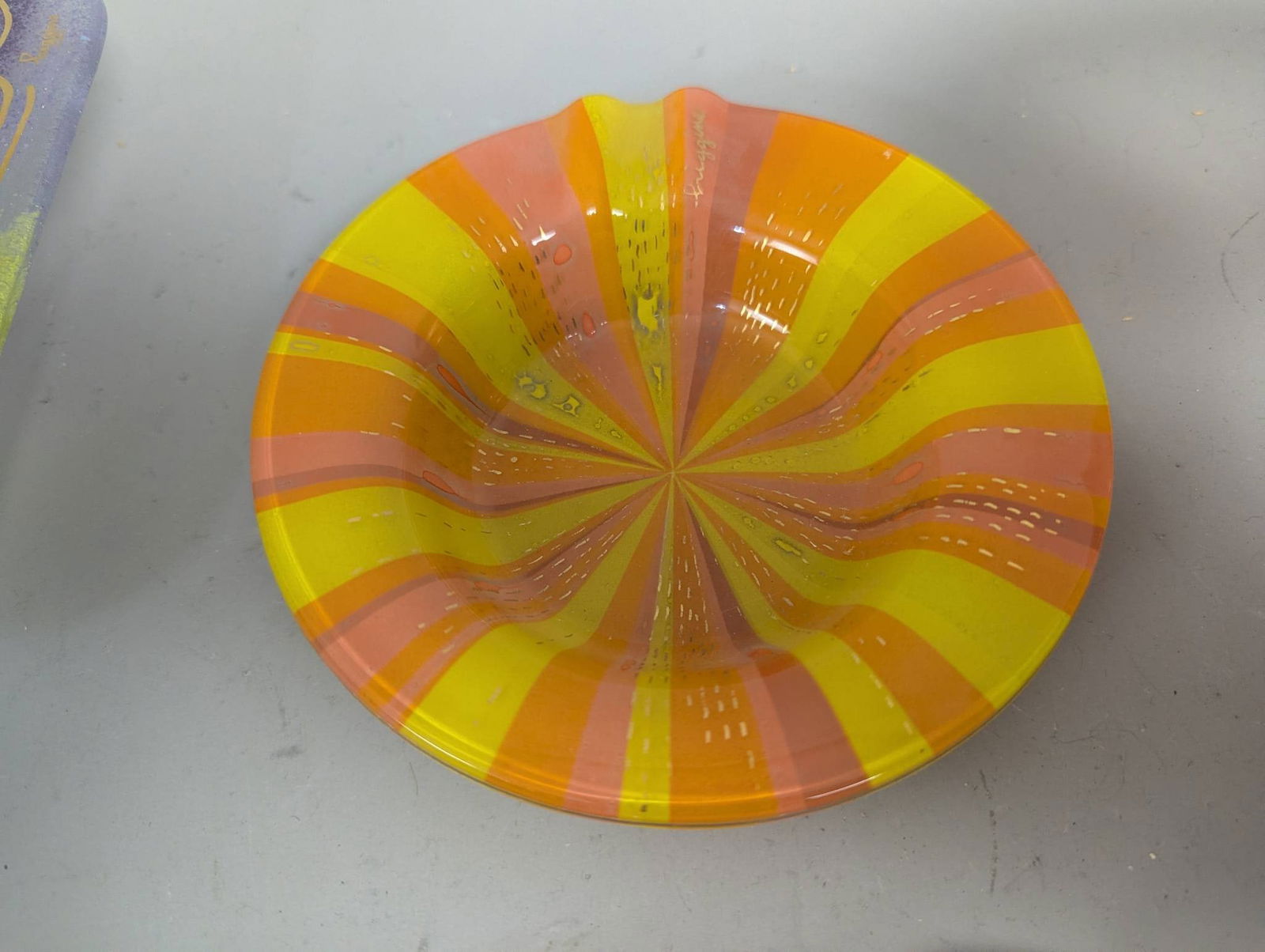 11 Higgins Art Glass Vases Bowls Dishes and Ashtrays - 5