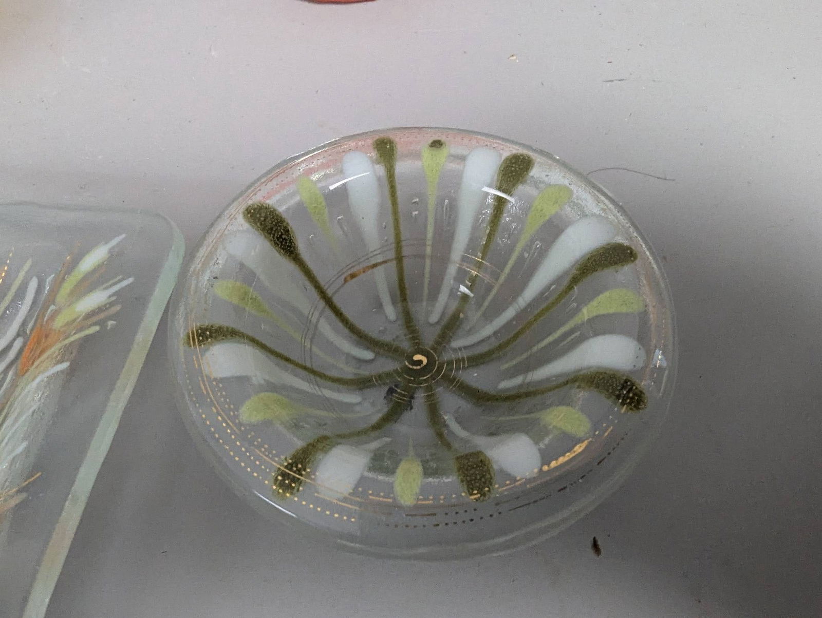 11 Higgins Art Glass Vases Bowls Dishes and Ashtrays - 6