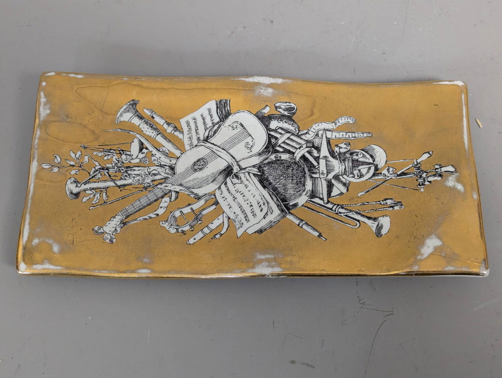 Piero Fornasetti Le Oceanidi and Musicalia Porcelain Plate and Dish - 5