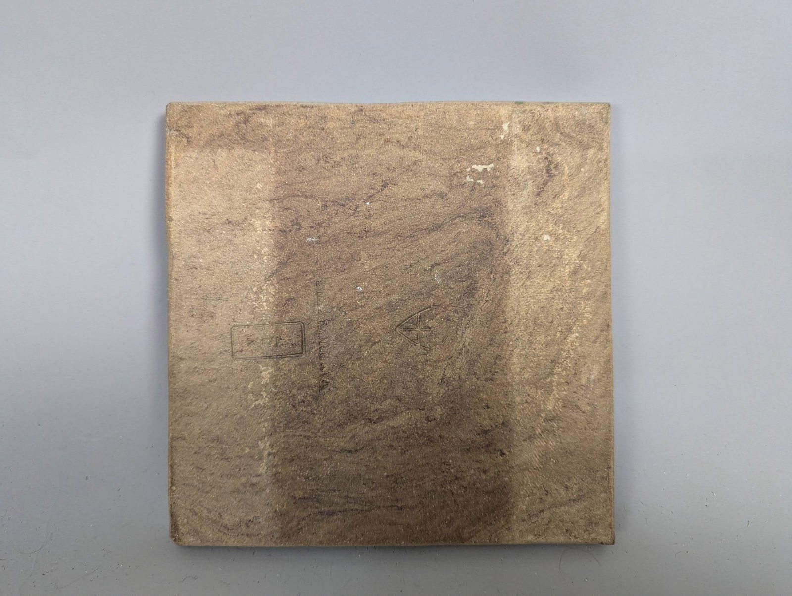 Van Briggle Art Pottery Tile with Twin Poppies Design - 4