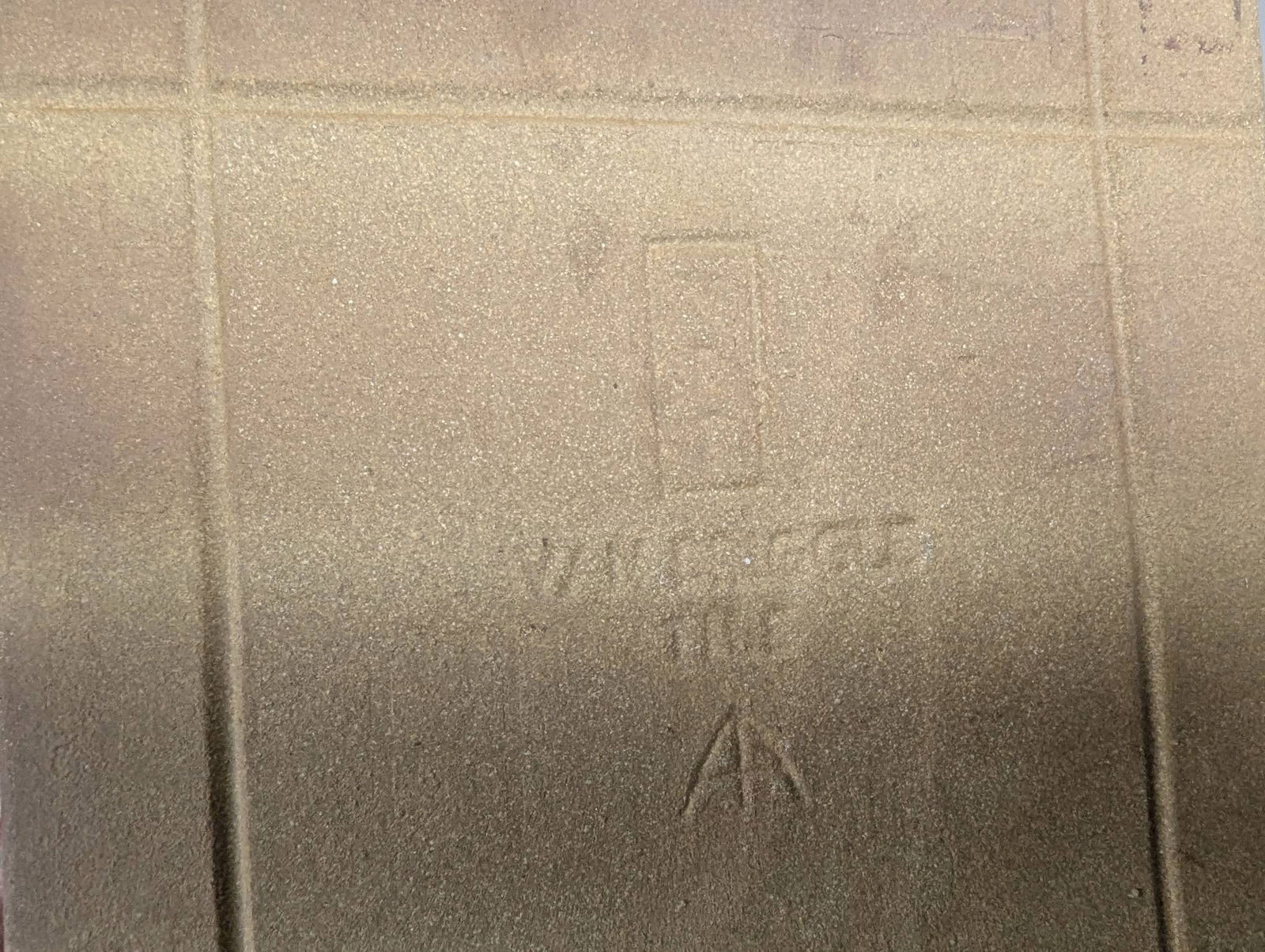 1998 Van Briggle Collectors Society Commemorative Tile in Ming Blue and Mulberry Glaze - 5