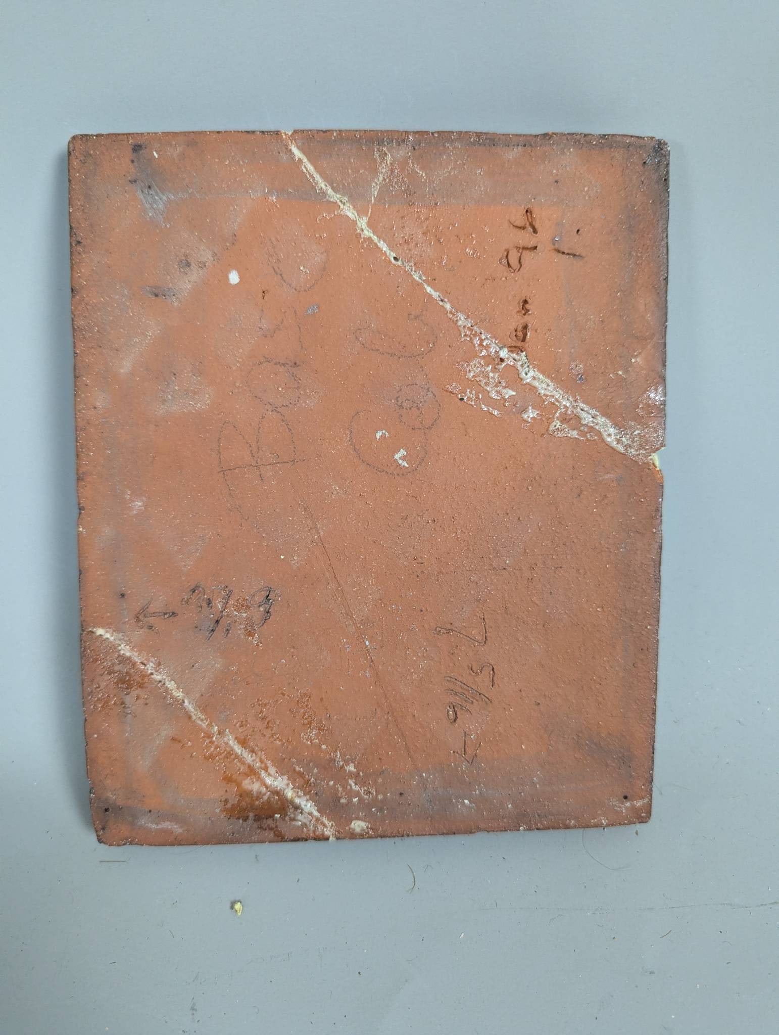 Decorative Ceramic Tiles with Blue Glaze Designs - 5