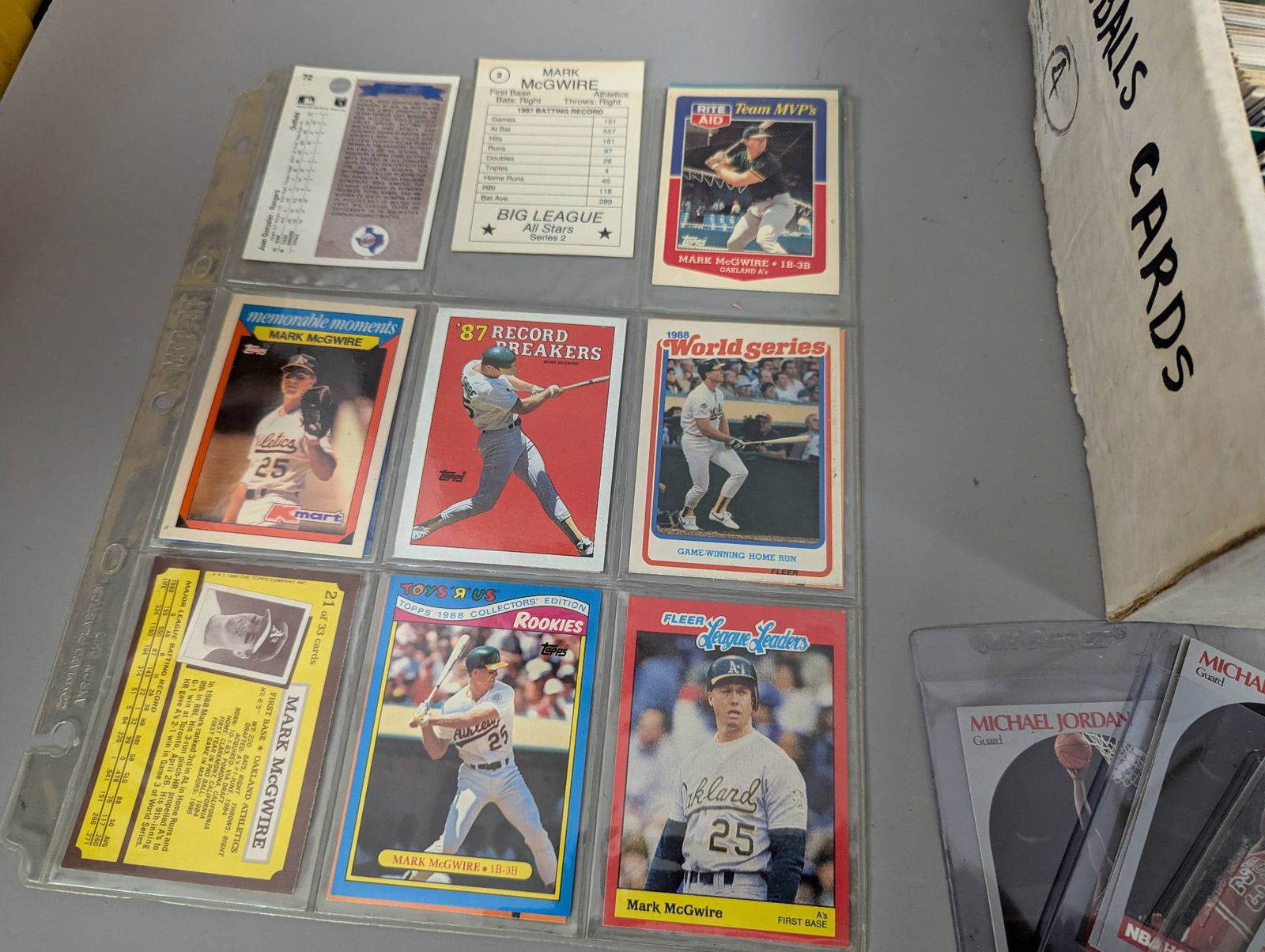 Sports Trading Cards Featuring Baseball and Basketball Players - 3