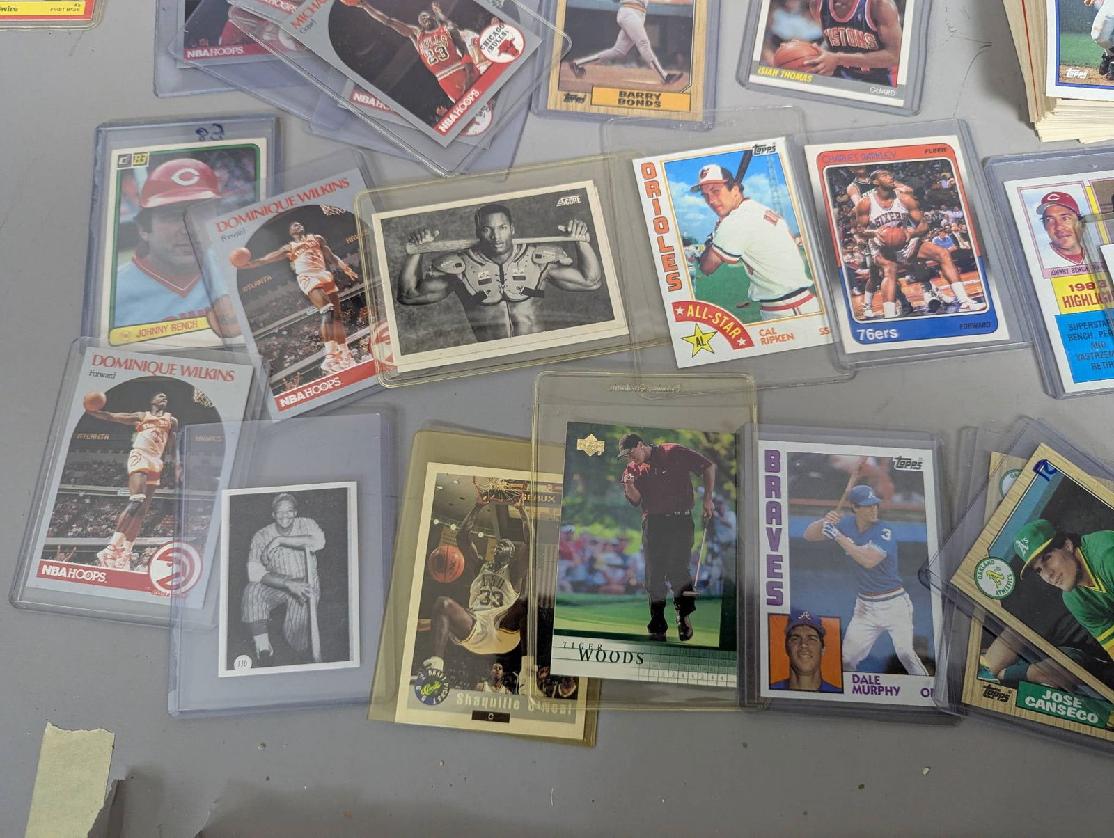 Sports Trading Cards Featuring Baseball and Basketball Players - 5