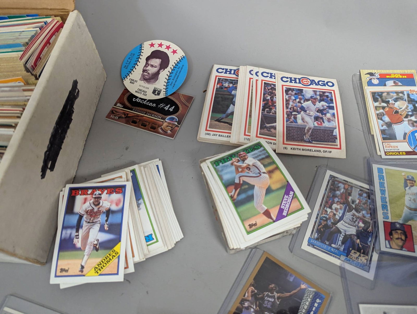 Sports Trading Cards Featuring Baseball and Basketball Players - 6