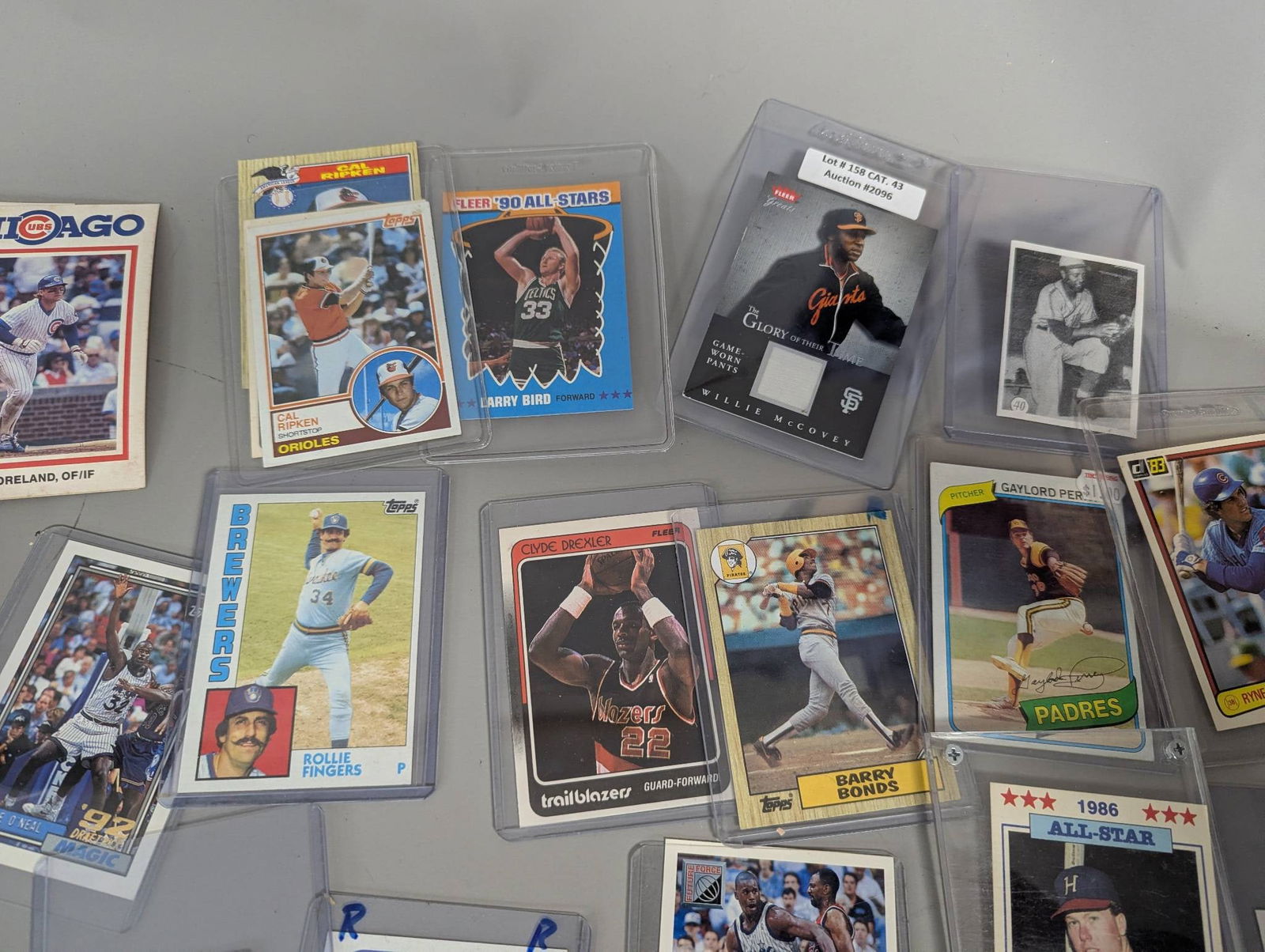 Sports Trading Cards Featuring Baseball and Basketball Players - 7