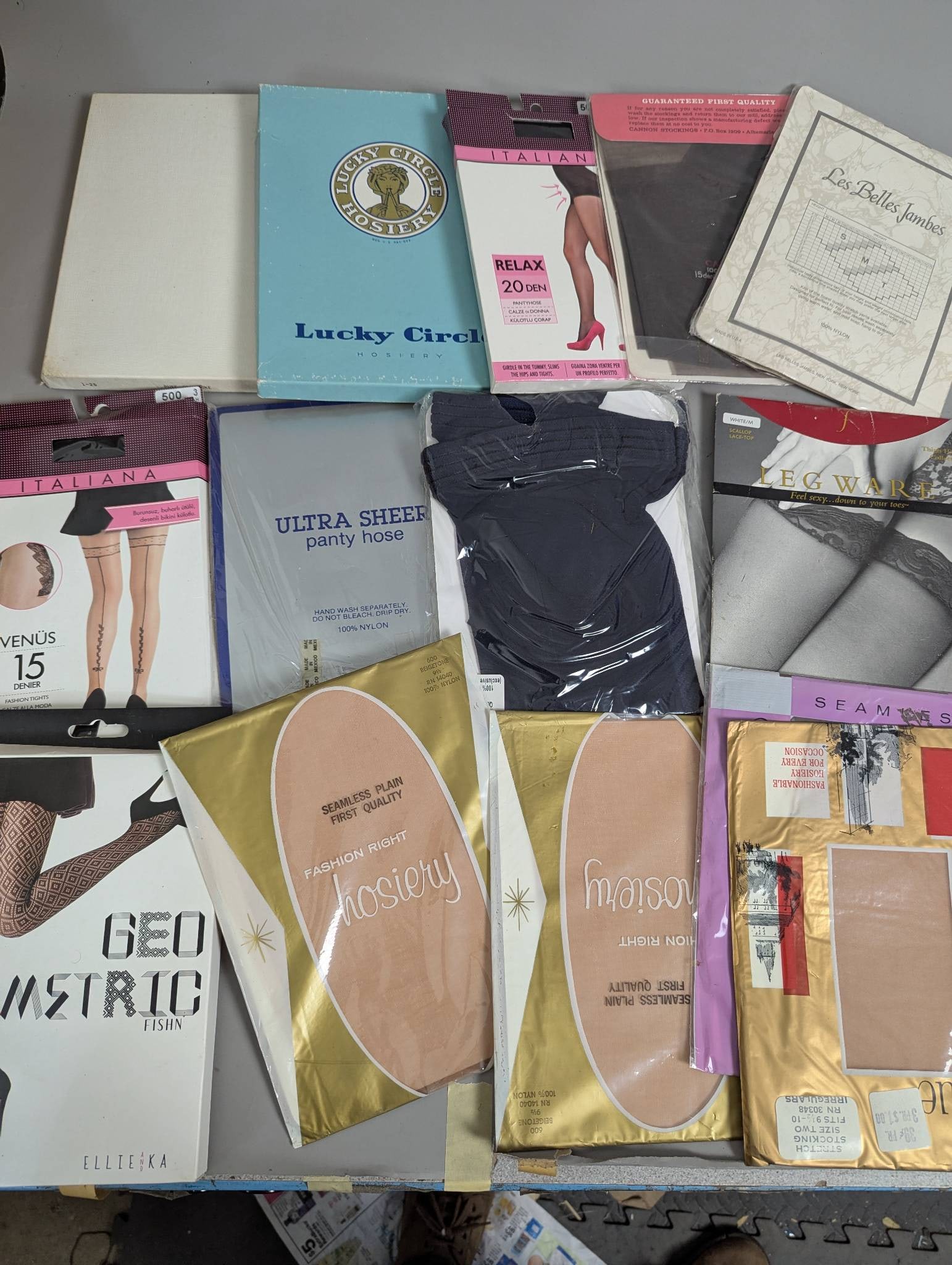 Vintage Stockings and Pantyhose from Various Brands and Styles - 4