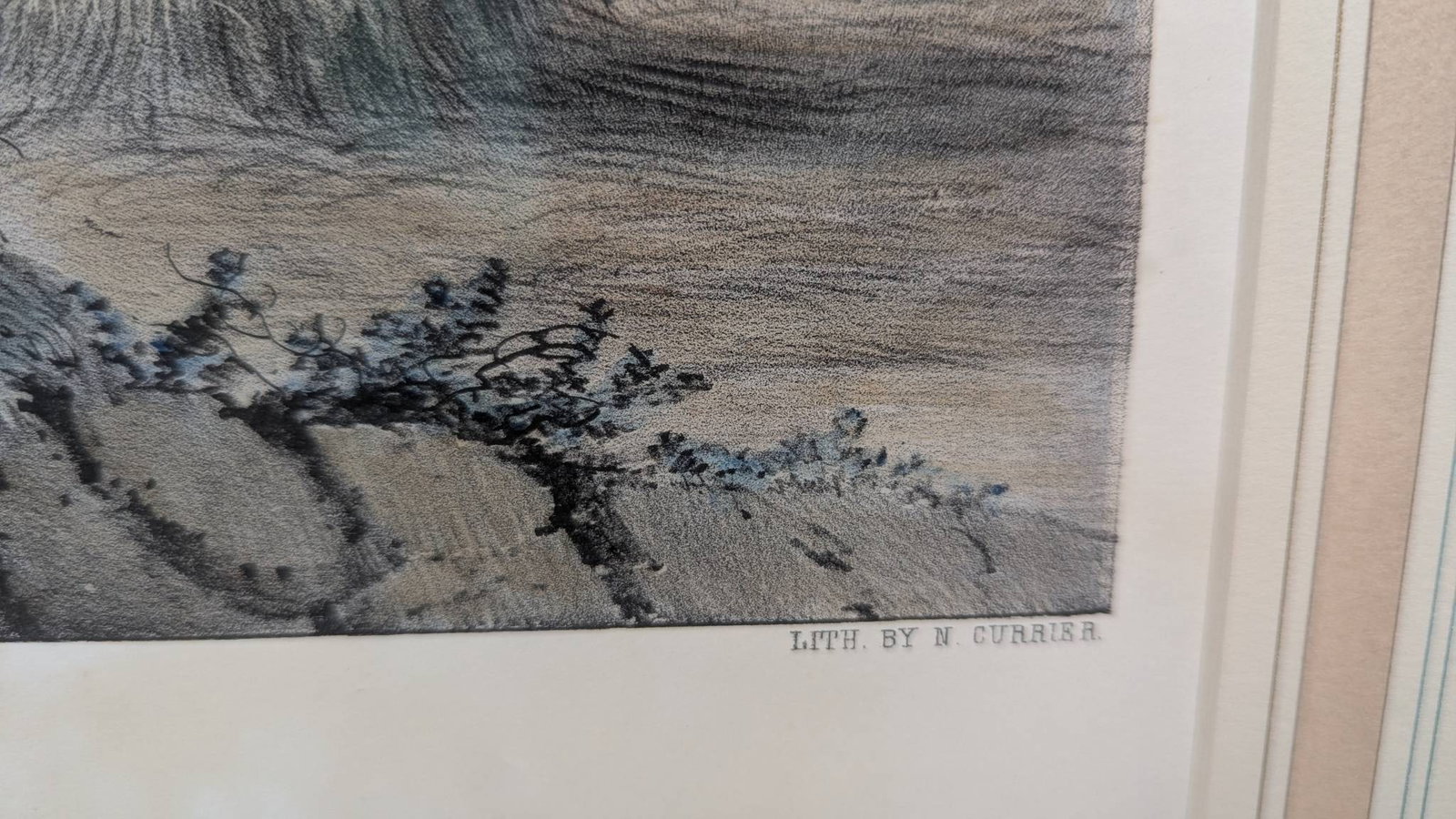 American Country Life Pastoral Evening Hand-Colored Lithograph by Currie - 11