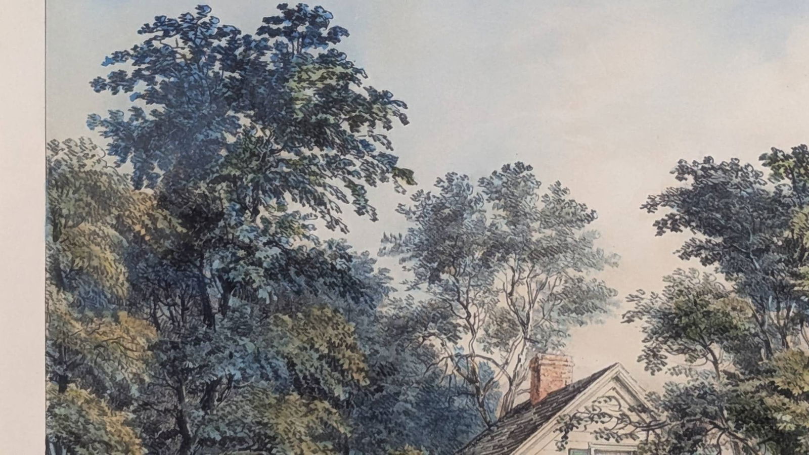 The Farmers Home Summer by Currier and Ives Lithograph - 3