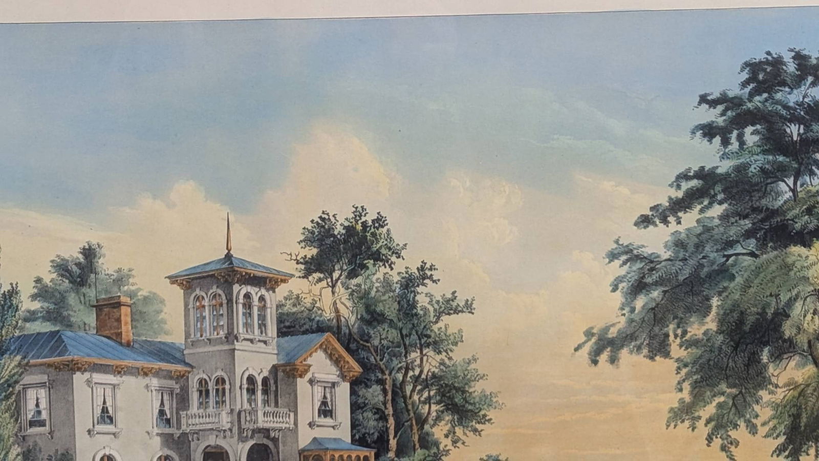 Currier and Ives American Country Life May Morning Hand-colored Lithograph - 4