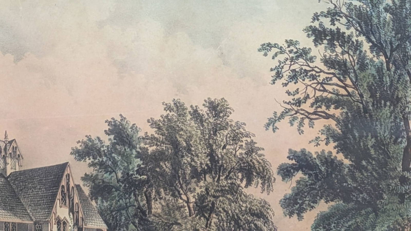 Summer in the Highlands by Currier and Ives Lithograph Print in Ornate Frame - 4