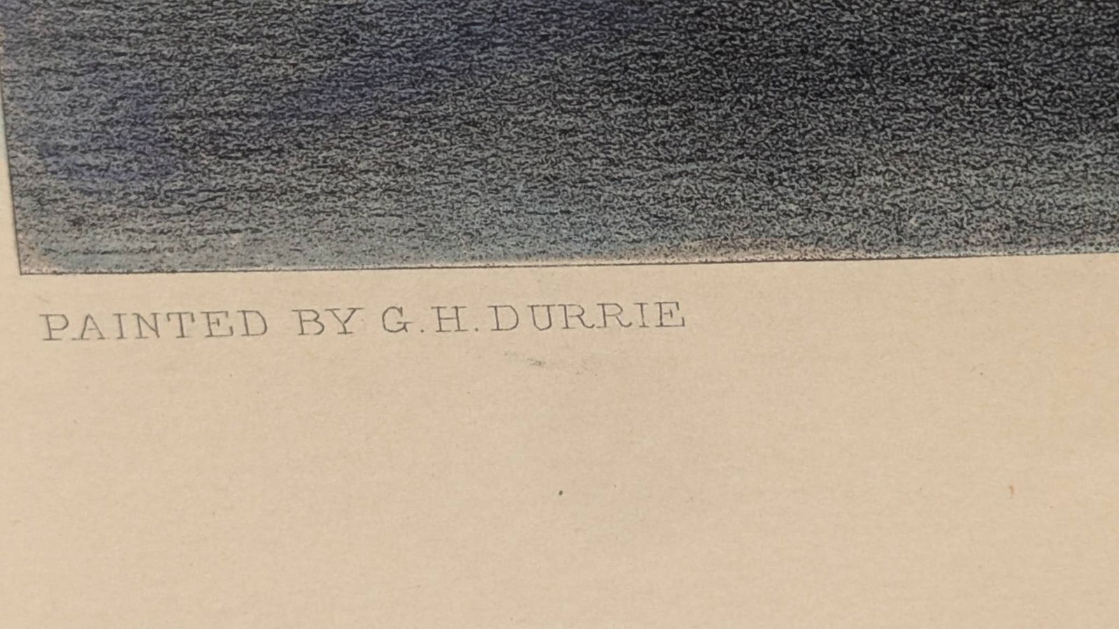 Winter In The Country Lithograph by G H Durrie Published by Currier and Ives - 9