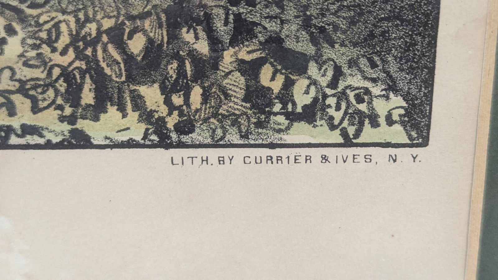 Hand Colored Lithograph Summer Morning by Currier and Ives - 11