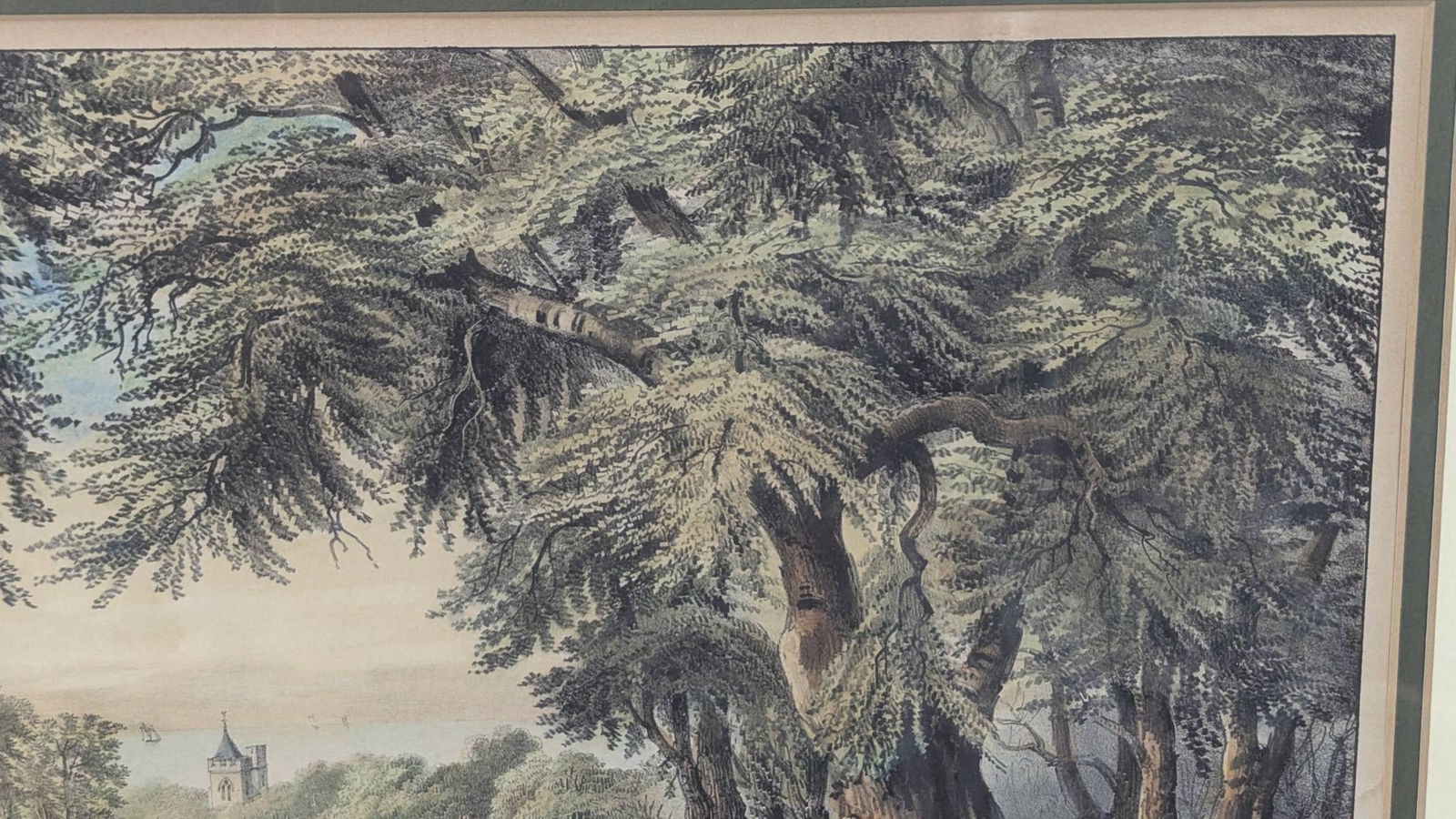 Hand Colored Lithograph Summer Morning by Currier and Ives - 4