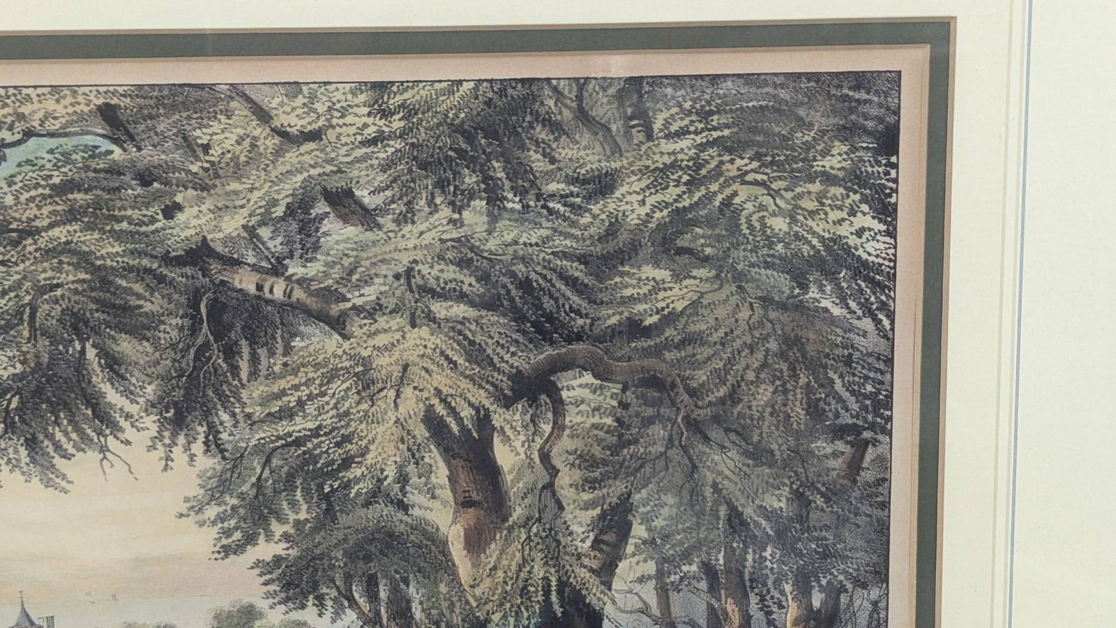 Hand Colored Lithograph Summer Morning by Currier and Ives - 5