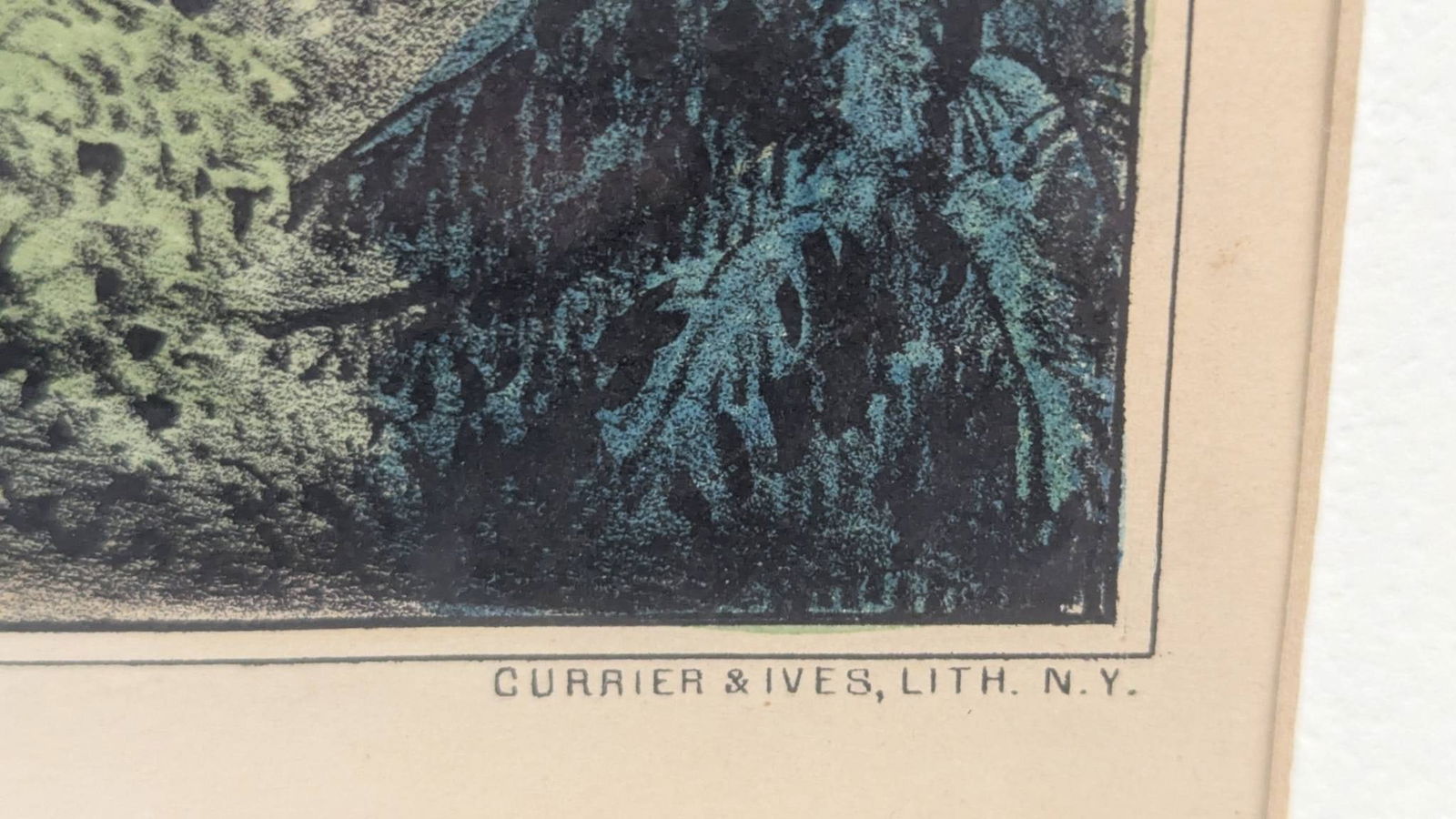 Life in the Country Morning by Currier and Ives Hand Colored Lithograph - 11