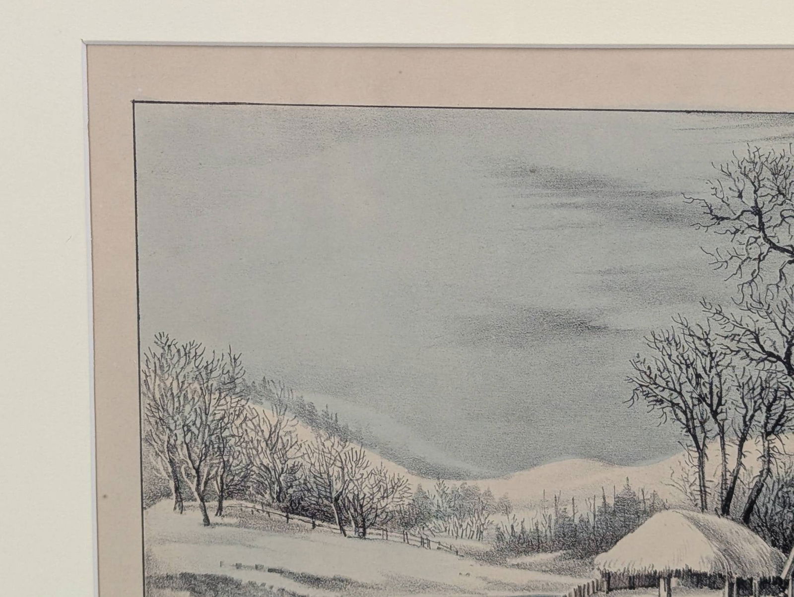 The Ingleside Winter Lithograph by Currier and Ives - 3