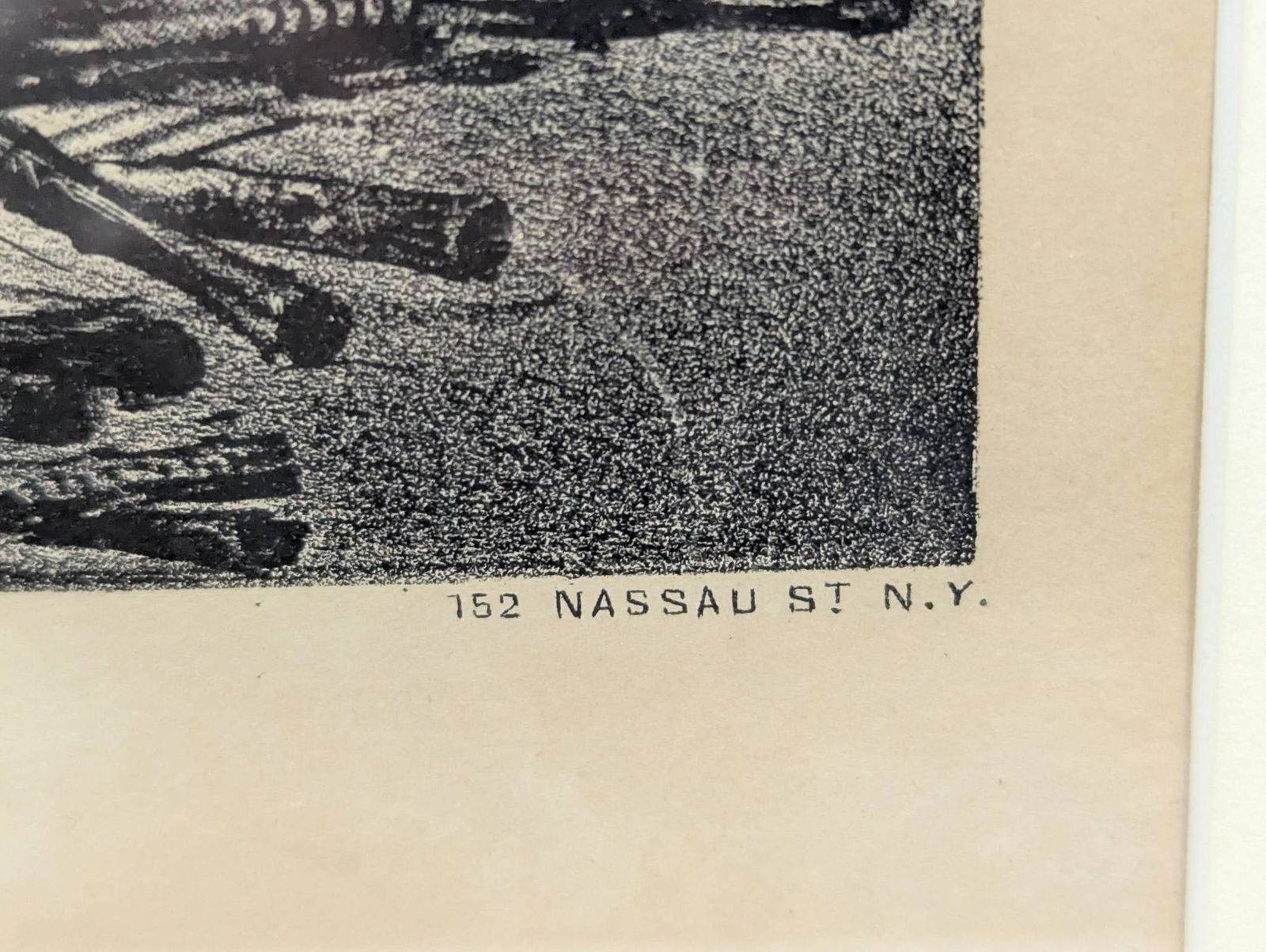 N Currier Lithograph Titled Winter Evening with Ornate Frame - 11