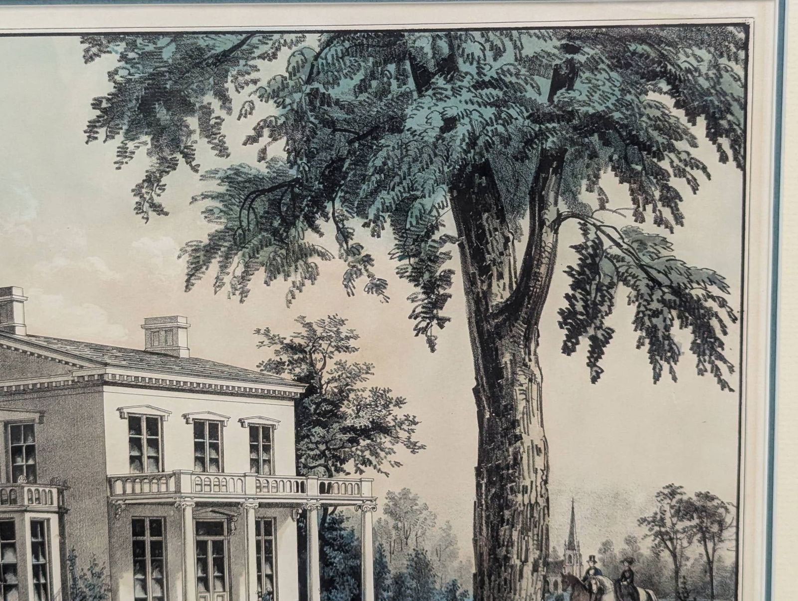 Lithograph by Currier and Ives Depicting Cottage Life in Summer - 5