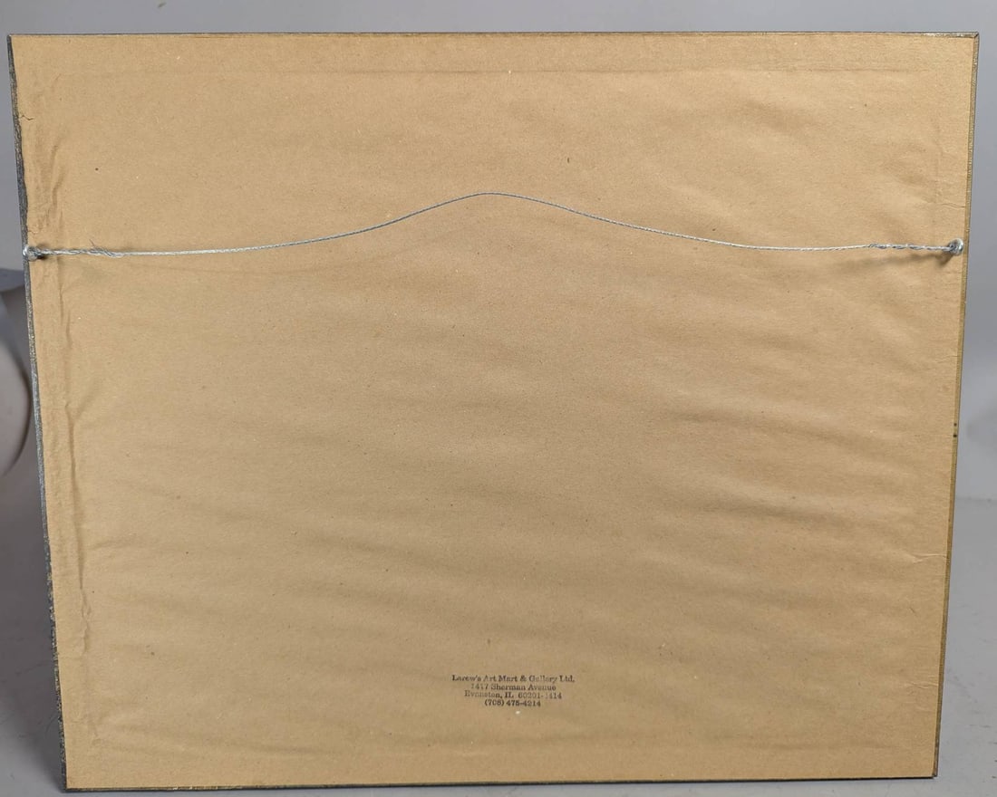 Lithograph Published by Currier and Ives Depicting Central Park Bridge Scene - 13