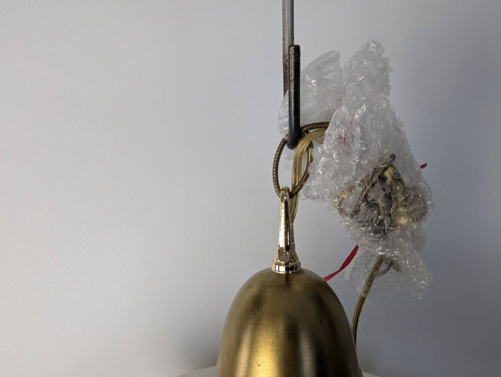 Antique Neoclassical Revival Milk Glass Pendant Light - 4