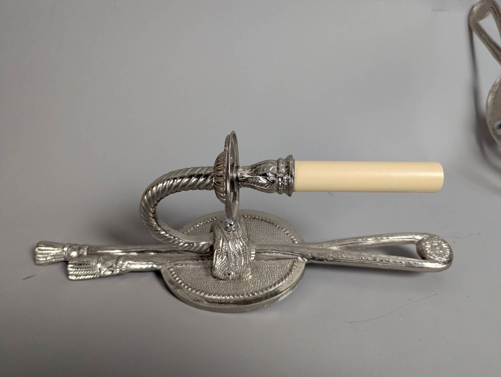 San Clemente Cast Brass Tassel Wall Sconces with Neoclassical Design - 3