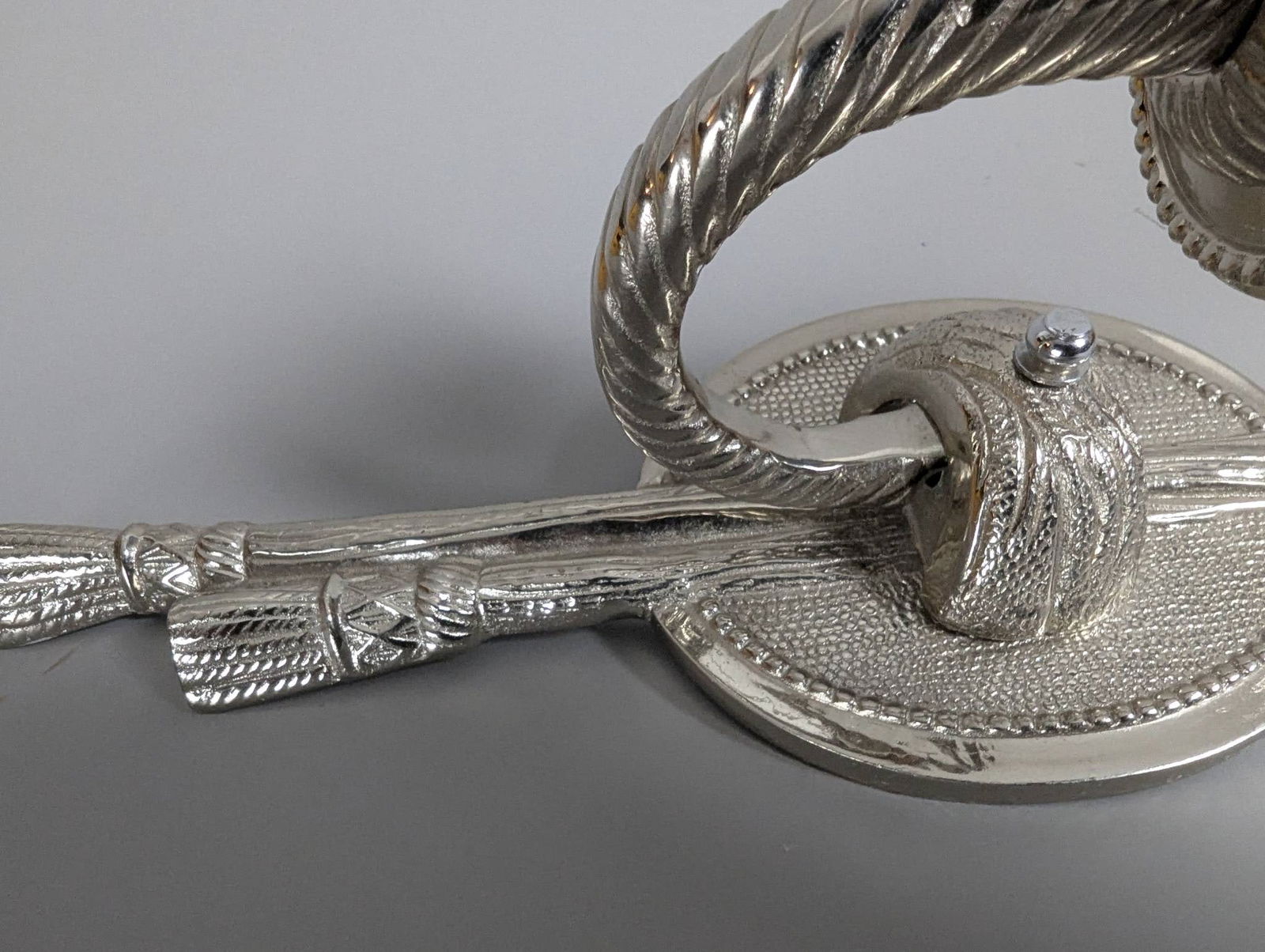 San Clemente Cast Brass Tassel Wall Sconces with Neoclassical Design - 5