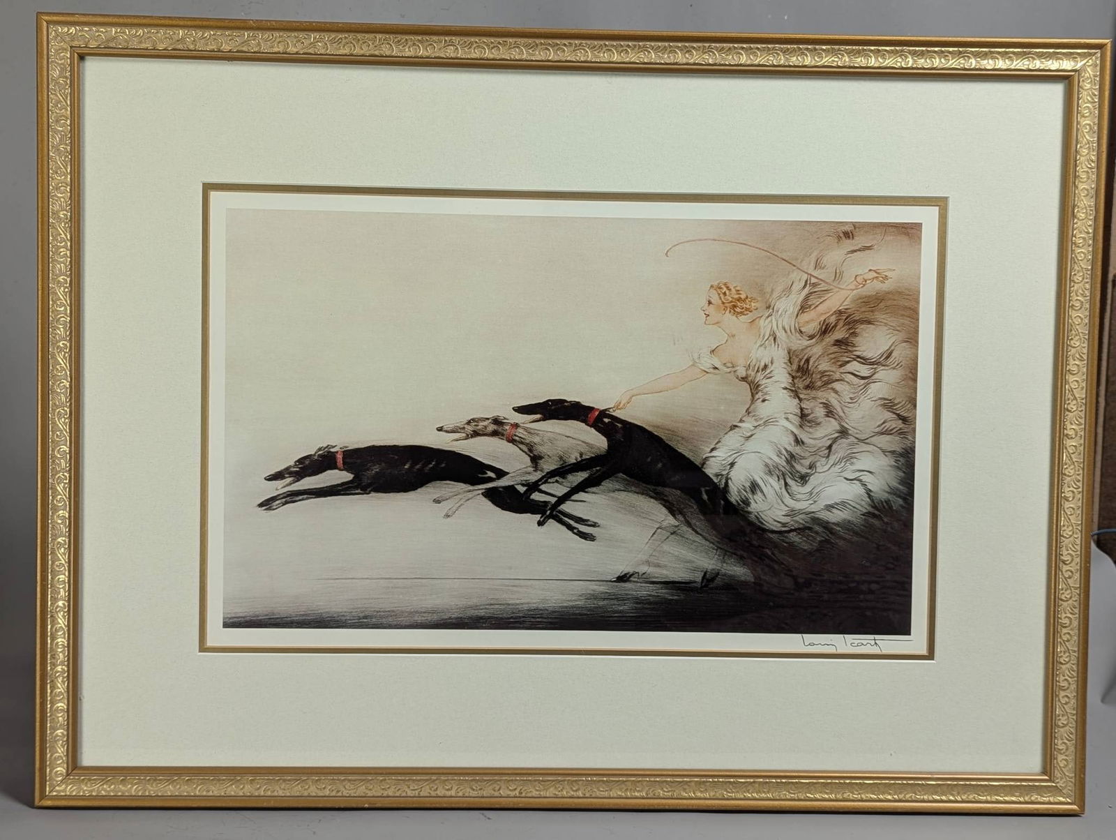 Print of Speed II Vitesse by Louis Icart in Art Deco Style (1 of 14)