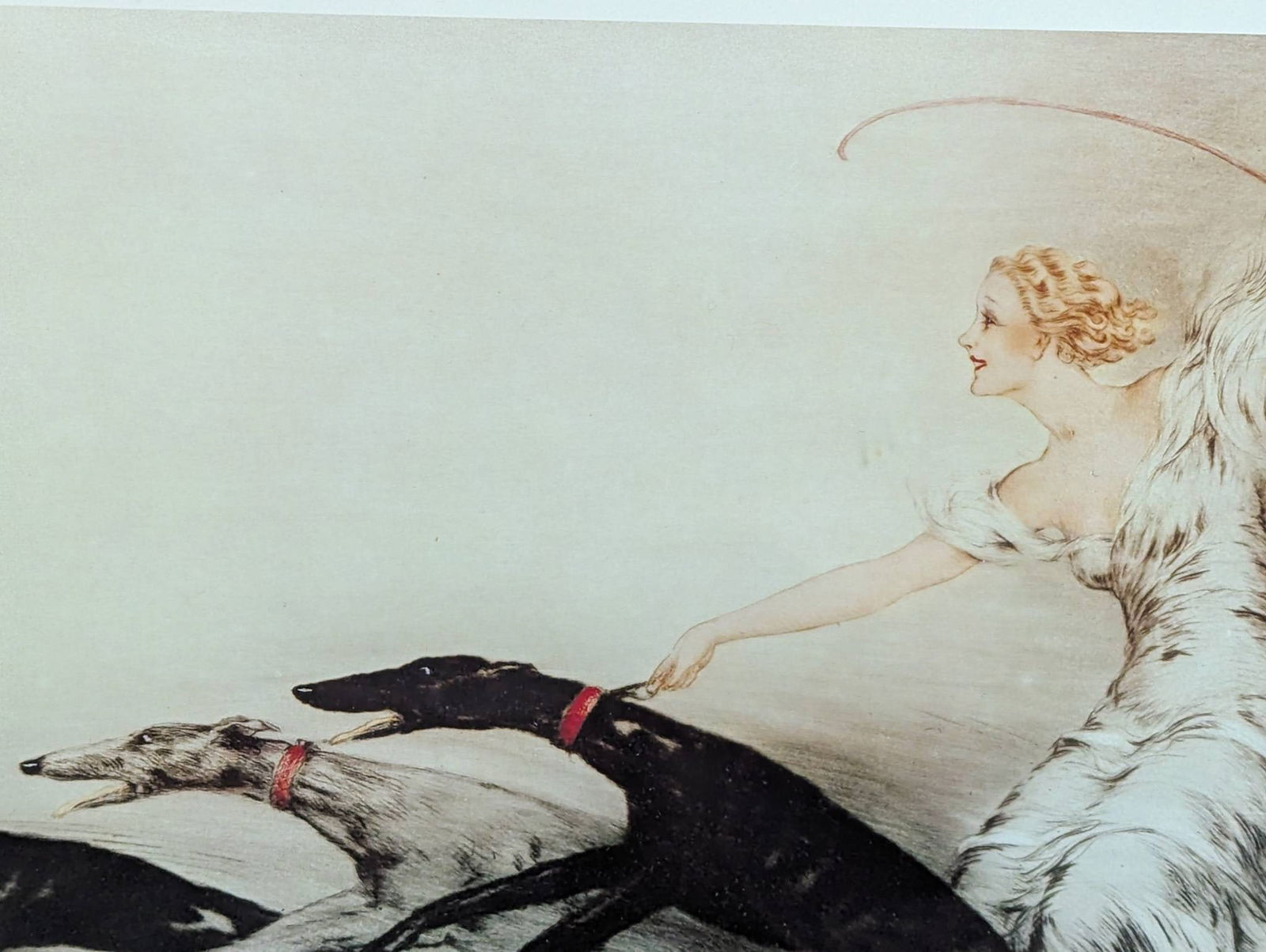 Print of Speed II Vitesse by Louis Icart in Art Deco Style - 4