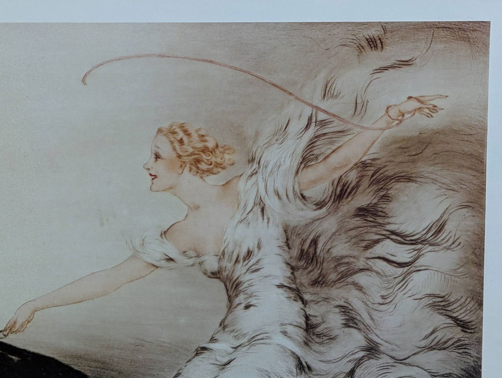 Print of Speed II Vitesse by Louis Icart in Art Deco Style - 5