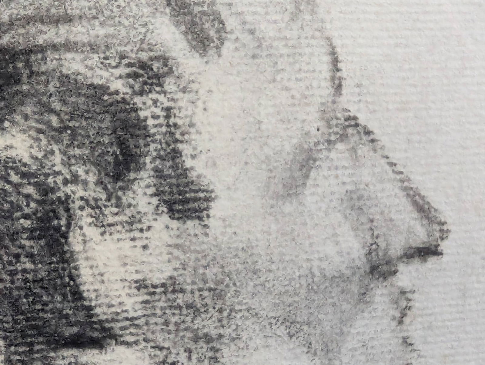 Charcoal on Paper by Thomas Pollock Anshutz Depicting a Crouching Male Figure - 14