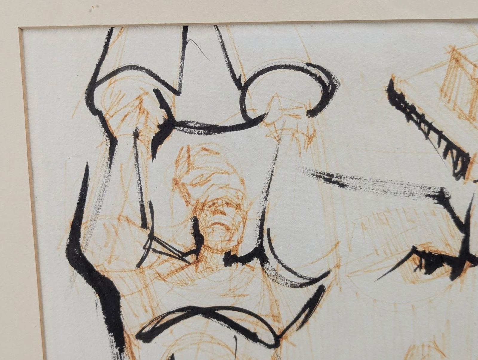 Abstract Ink Drawing by Willem de Kooning - 3