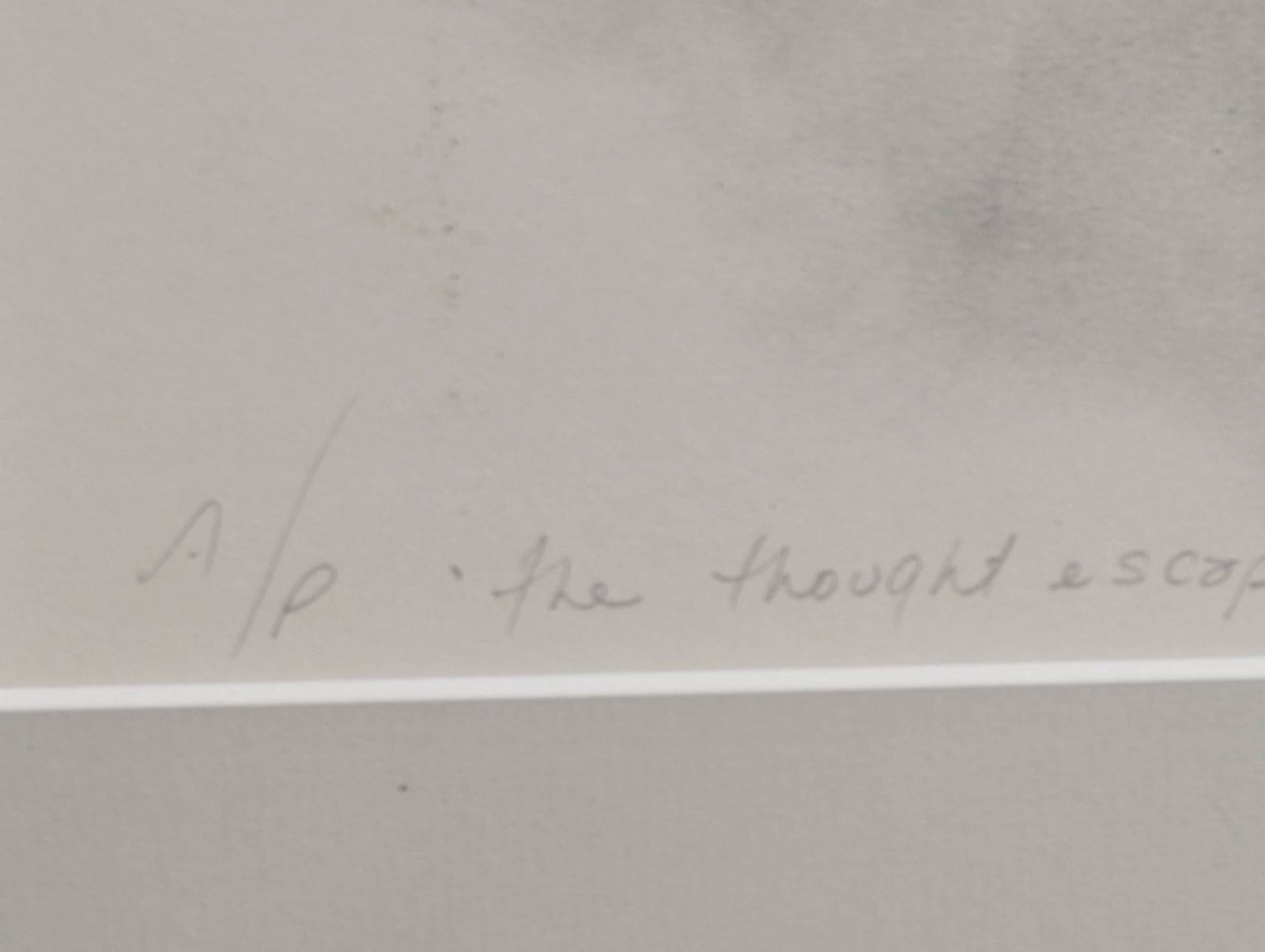 John DeAmicis The Thought Escapes Me Signed Artist Proof - 7