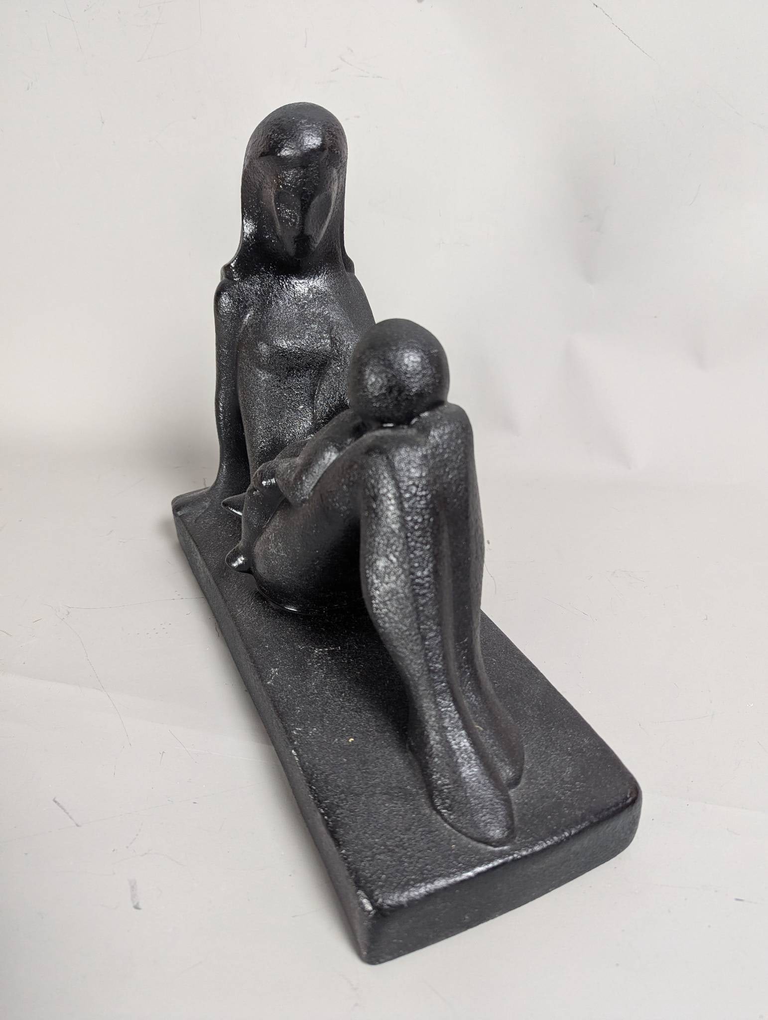 Royal Haeger Reclining Mother and Child Sculpture - 2