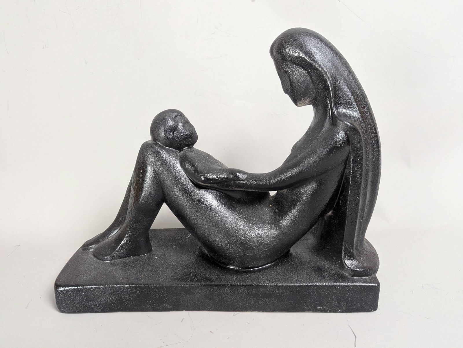 Royal Haeger Reclining Mother and Child Sculpture - 3