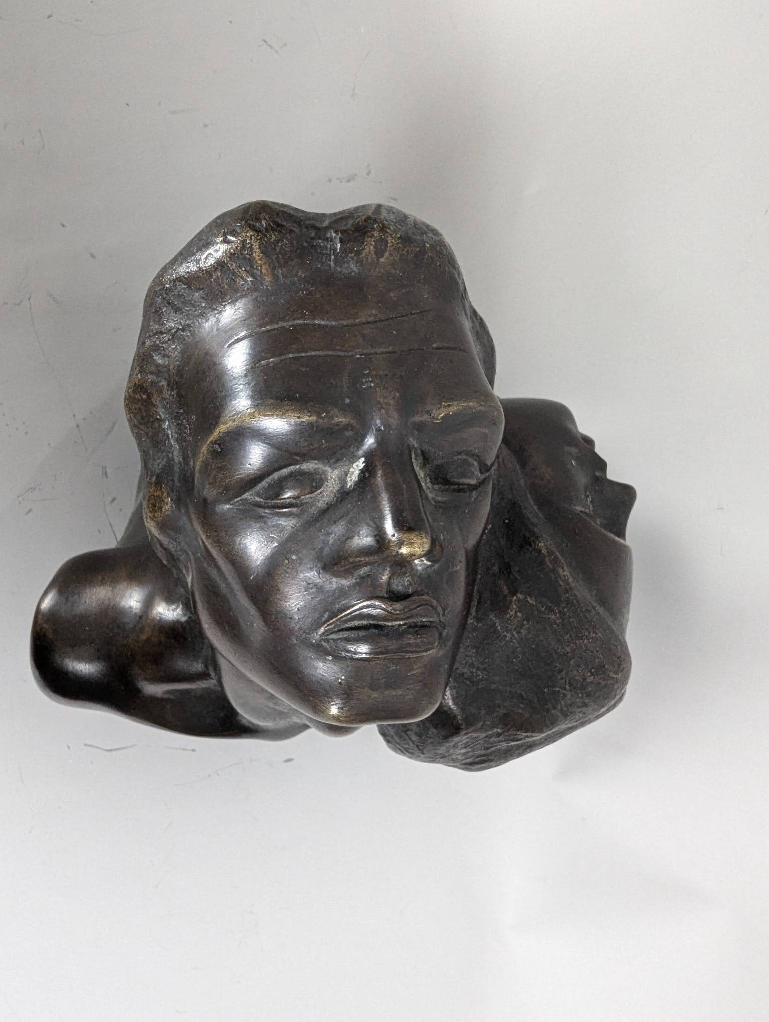 Bronze Sculpture Duo by Victor Salmones Signed Limited Edition - 5