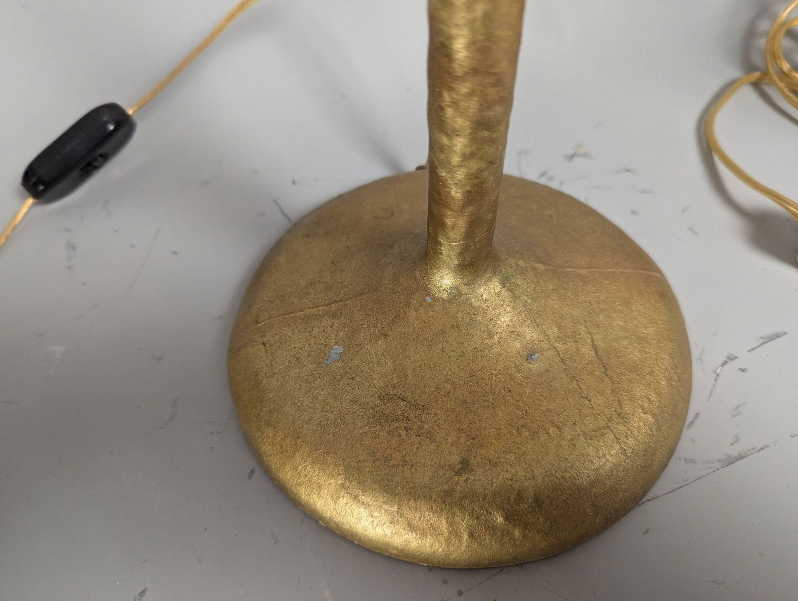 Vintage Gilt Metal Table Lamps with Mid-Century Spanish Design - 3