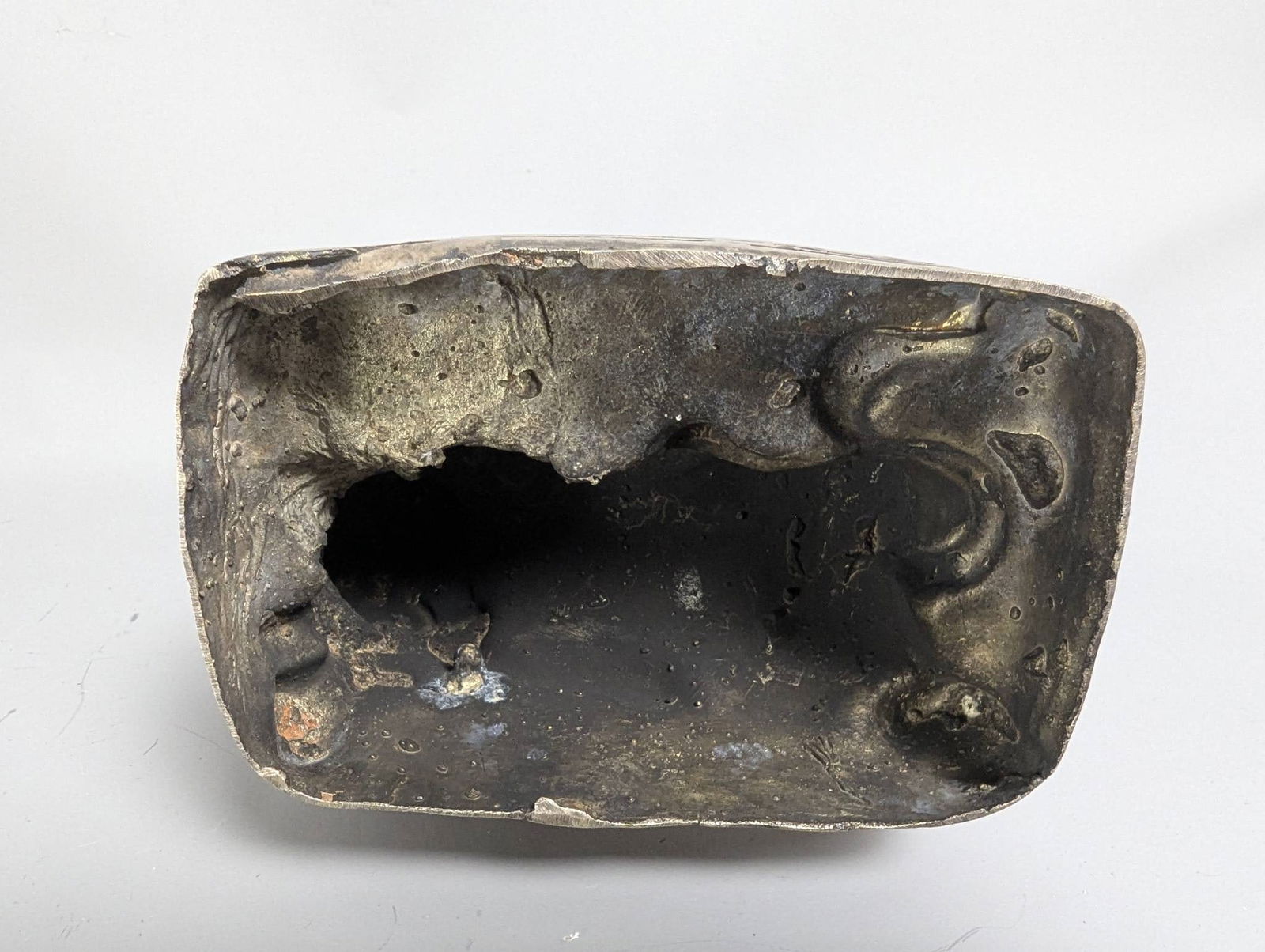 Achala Tibetan Buddhist Deity Statue on Snow Lion with Flaming Sword - 7