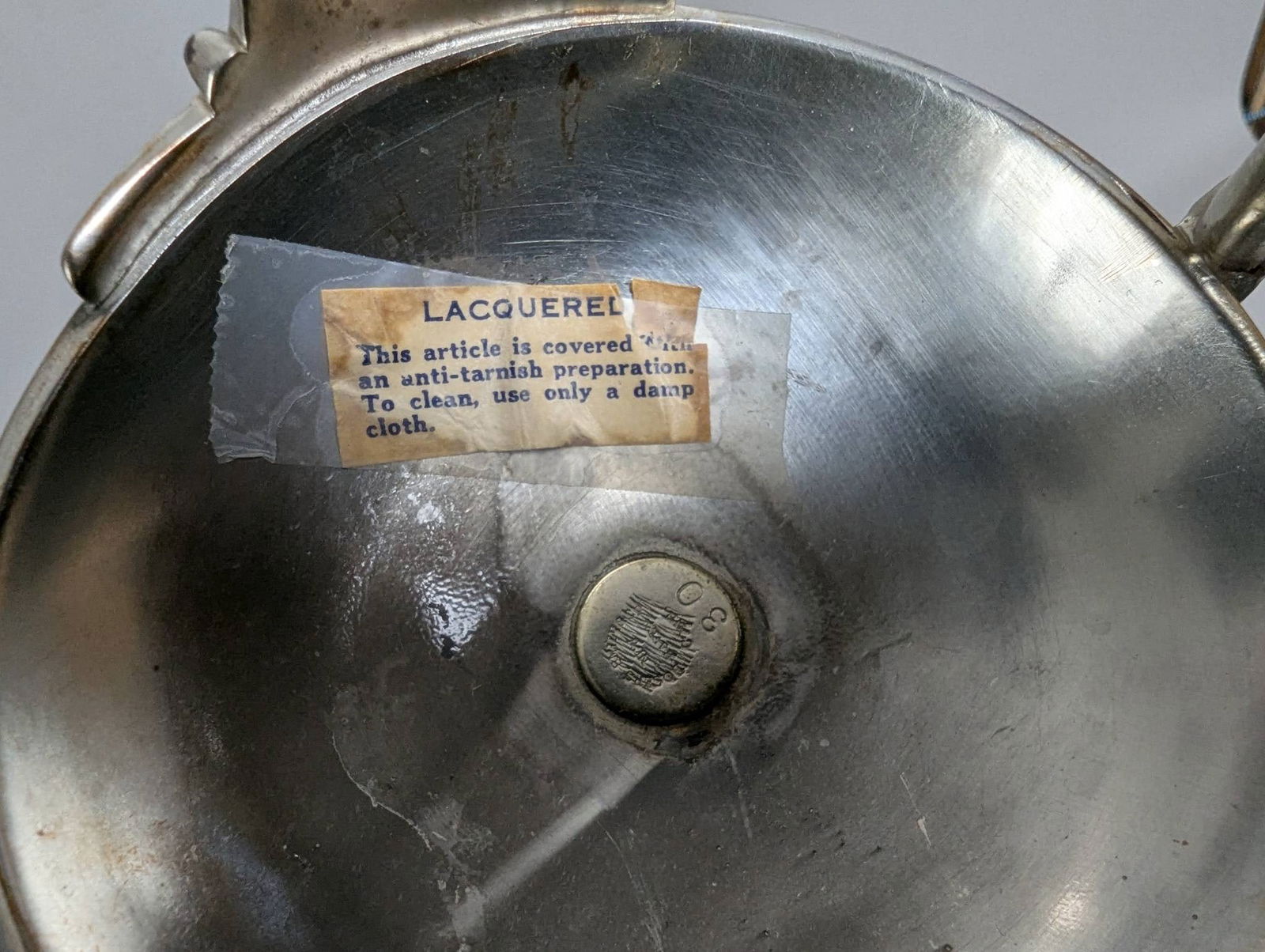 Silver Plate Epergne with Glass Inserts - 8