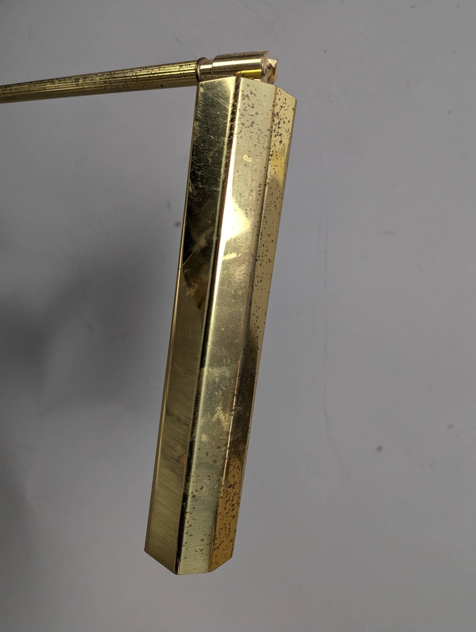 House of Troy Counter-Balance Piano or Desk Lamp with Brass and Marble - 6