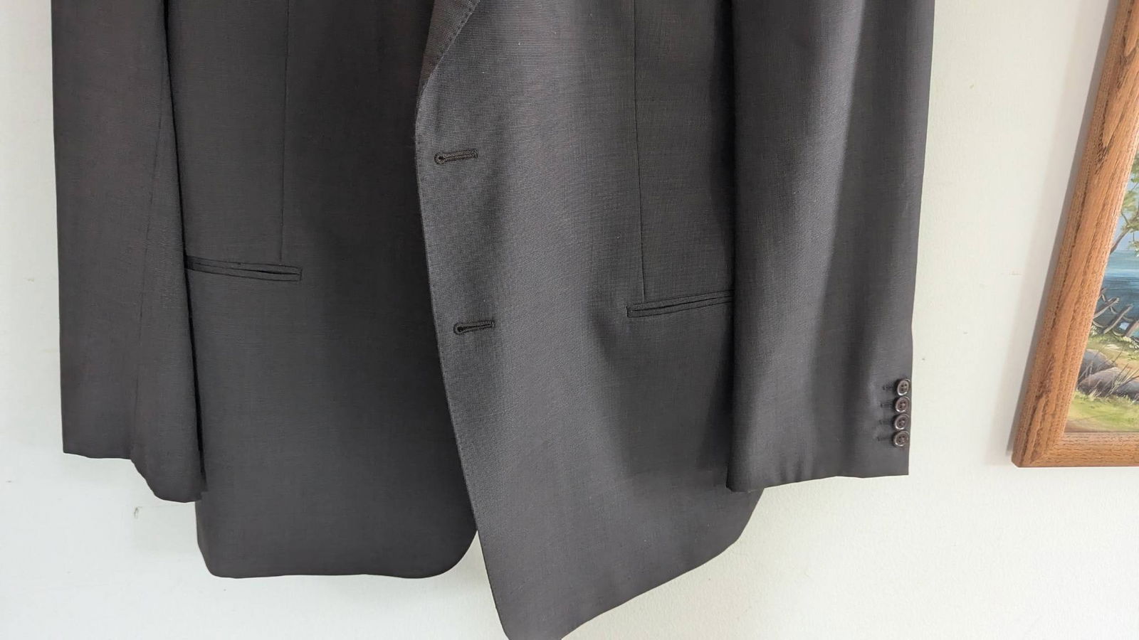 Armani Collezioni Two-Piece Suit in Black Wool Blend - 4