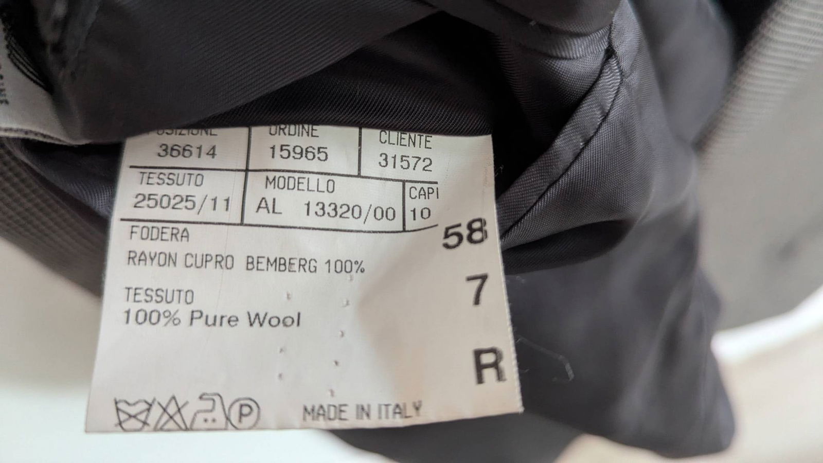 Canali Black and White Houndstooth Wool Jacket - 8