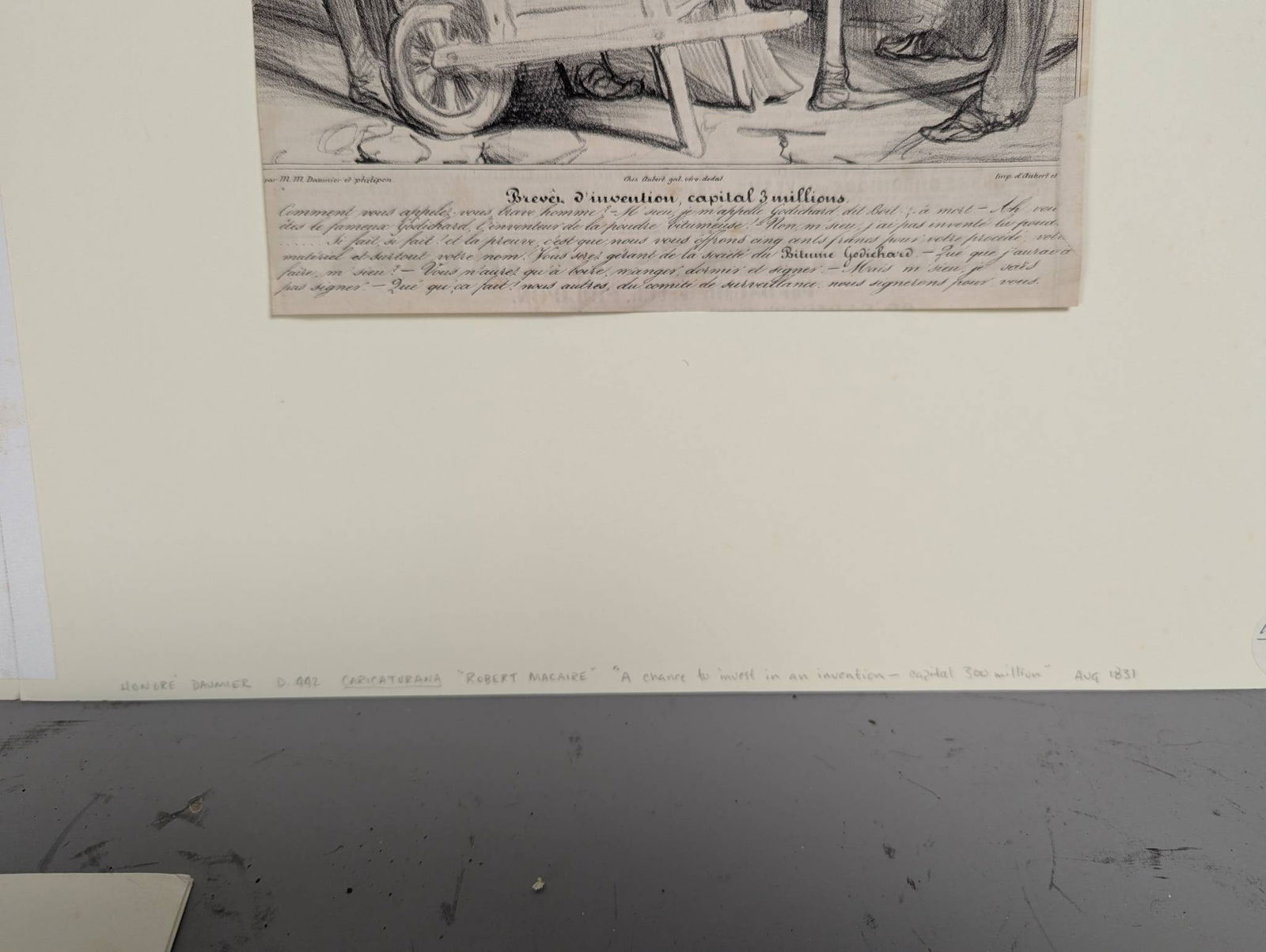 Four c1830â€™s Etchings Depicting Various Social Scenes by Honroe Daumier - 7