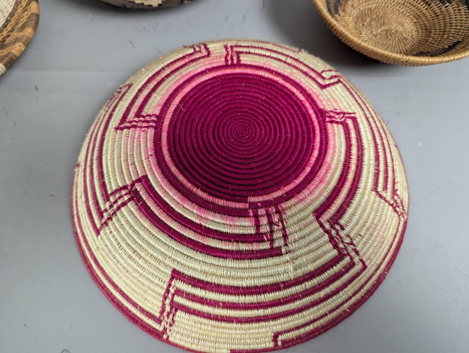 Handwoven African Baskets Including Lidded and Open Designs - 3