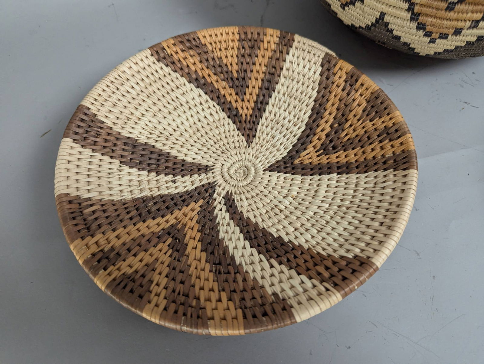 Handwoven African Baskets Including Lidded and Open Designs - 4