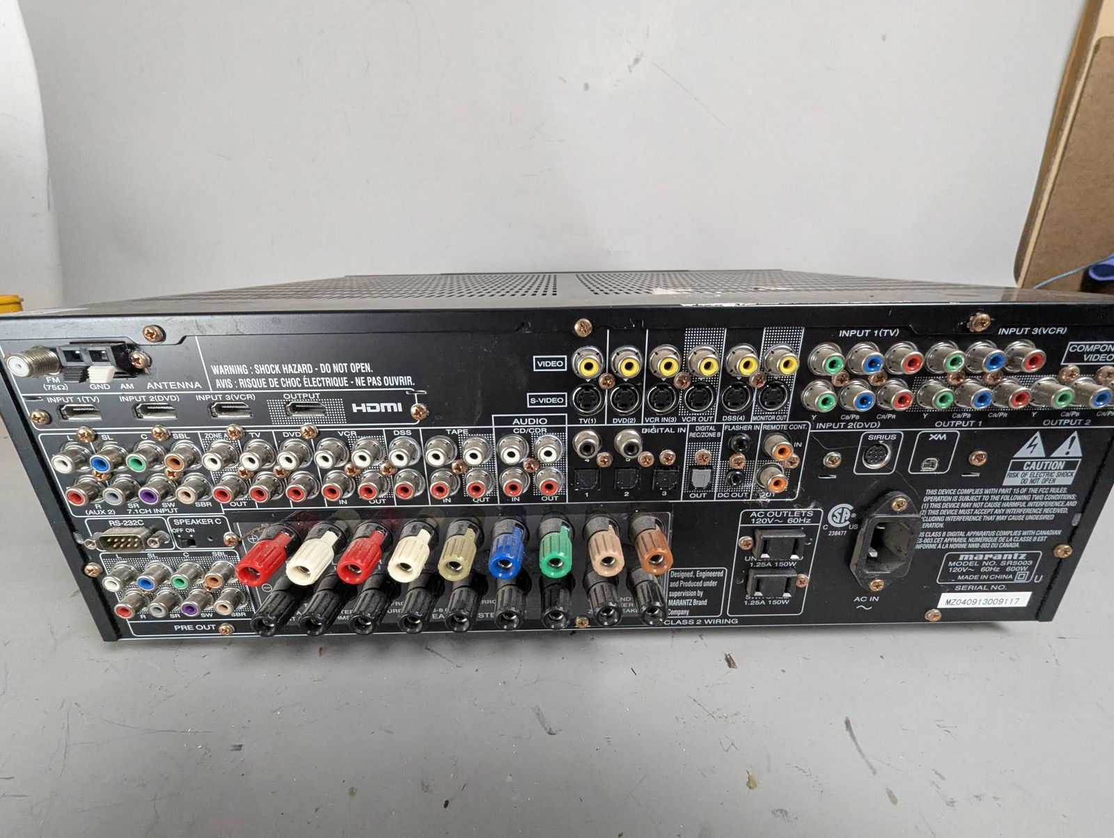 Marantz AV Surround Receiver SR5005 Black Unit - 8