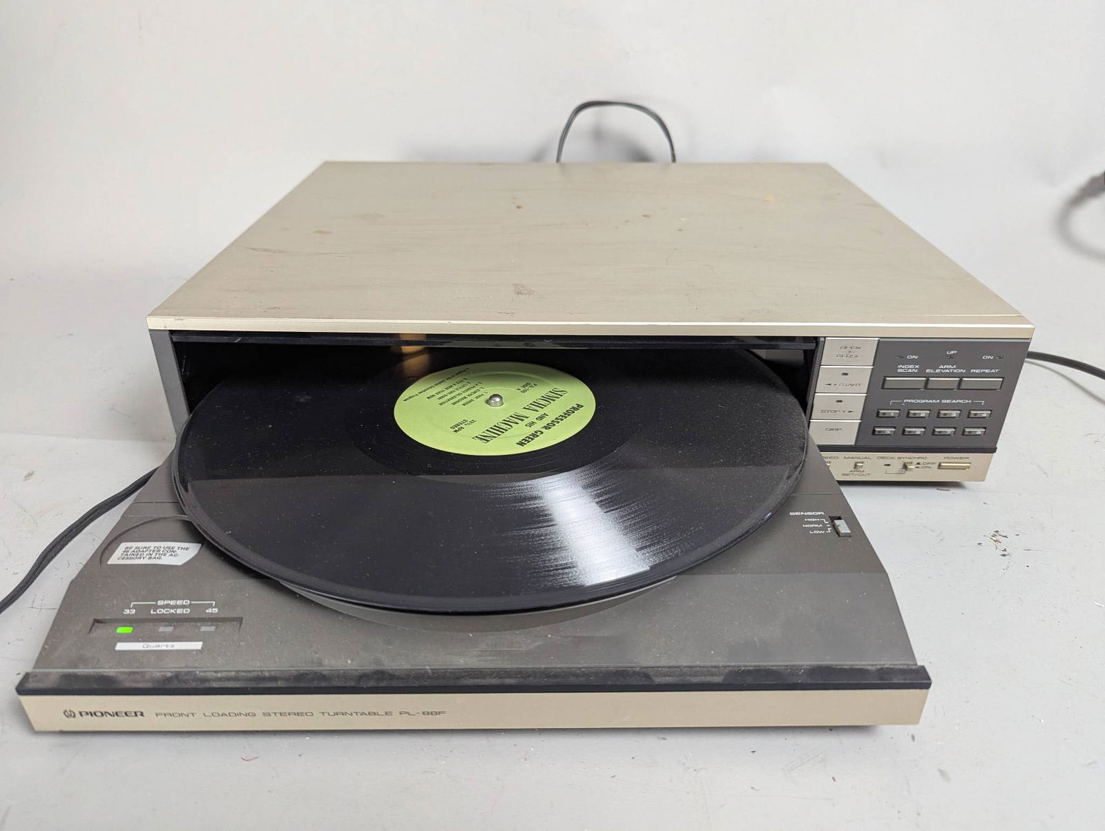 Pioneer Direct Drive Stereo Turntable Model PL-88F (1 of 7)