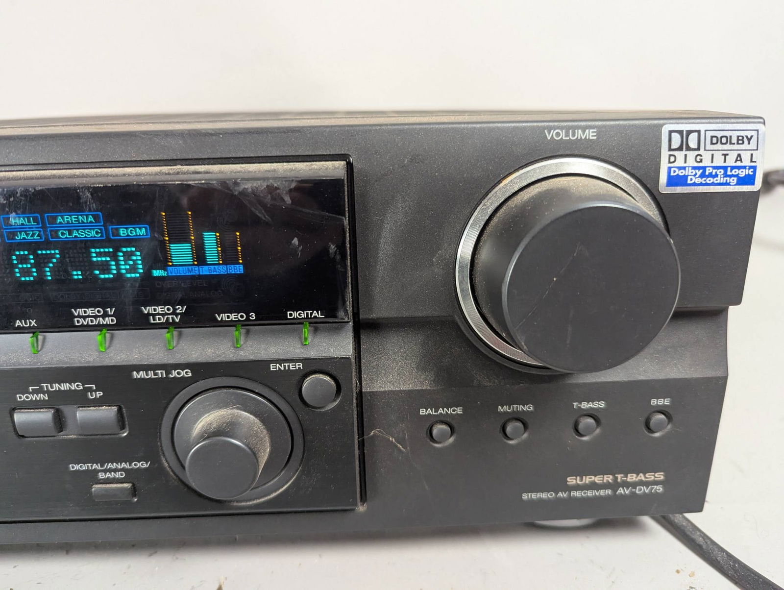 Aiwa AV DV75U Stereo AV Receiver with Dolby Digital - 4