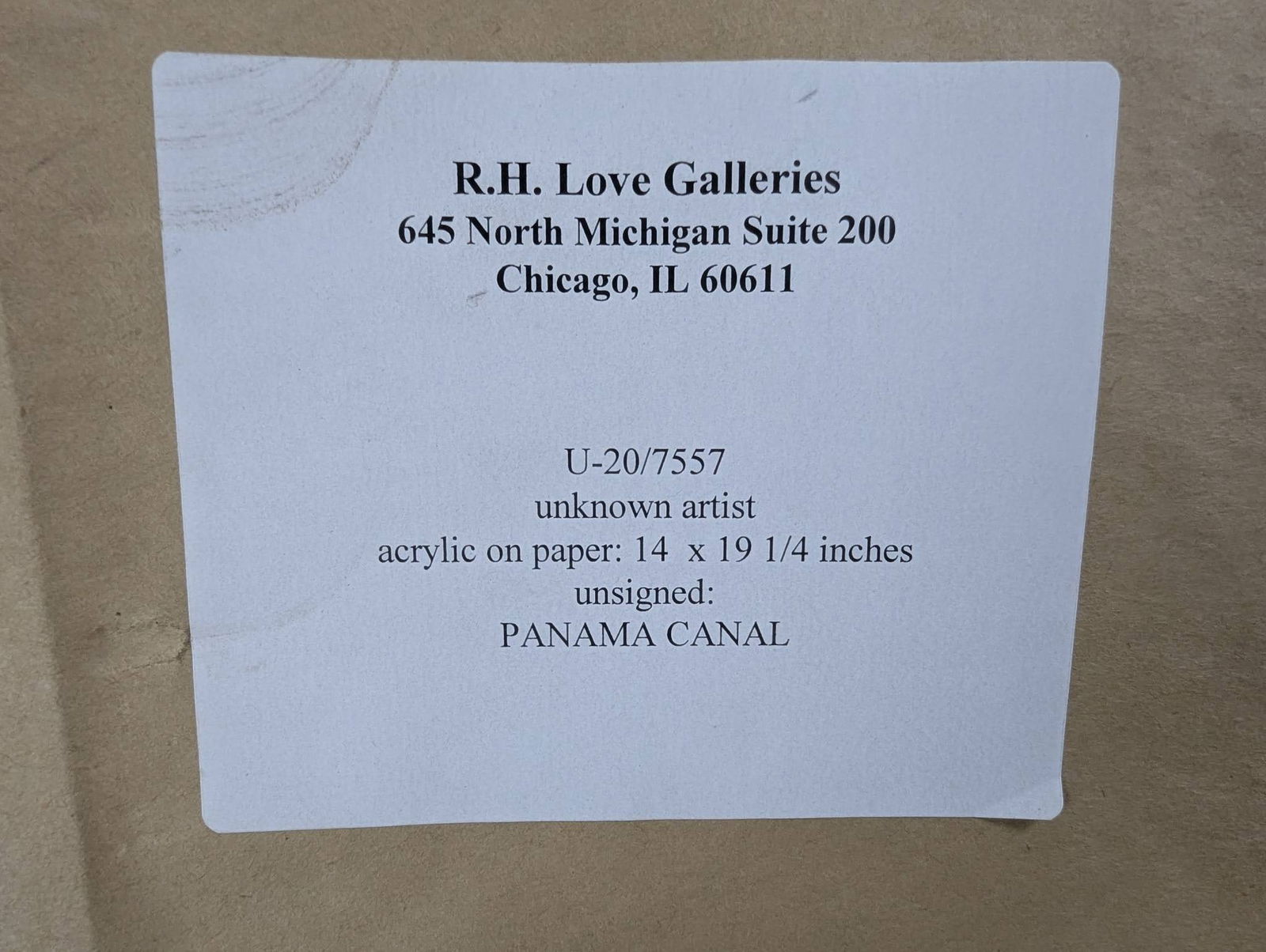 Acrylic on Paper Depicting Various Scenes of Panama Canal Construction in Frame - 14