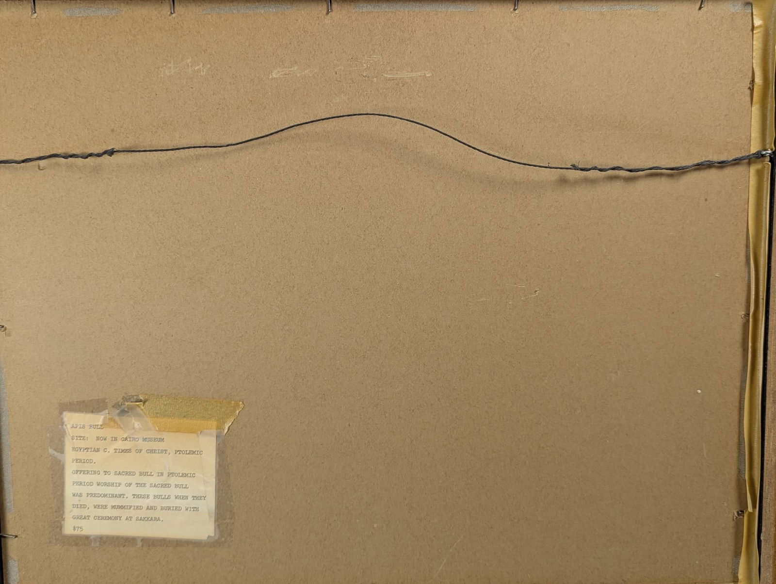 Depiction of Apis Bull in Ancient Egyptian Style by Ward Patterson - 11